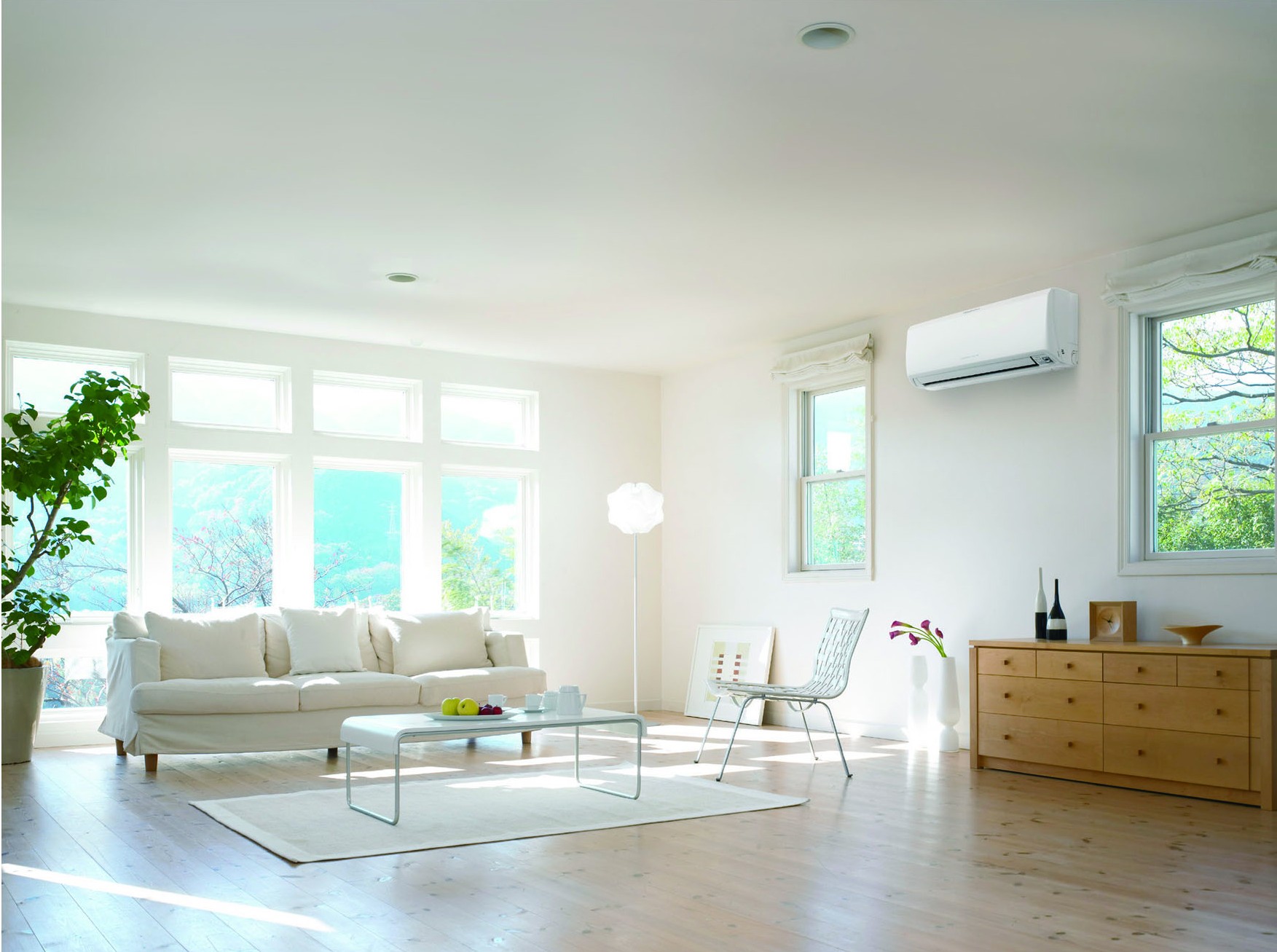 Mitsubishi Split System Brochure - Air Conditioning In Home , HD Wallpaper & Backgrounds
