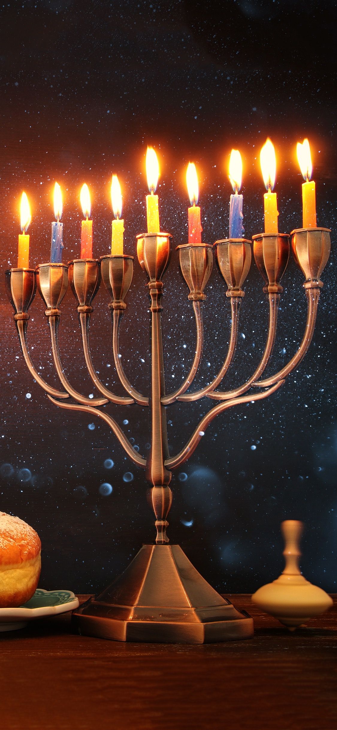 Hanukkah Hanukkah, Iphone Wallpaper, Candle Holders, - Hanukkah A Jewish Holiday , HD Wallpaper & Backgrounds