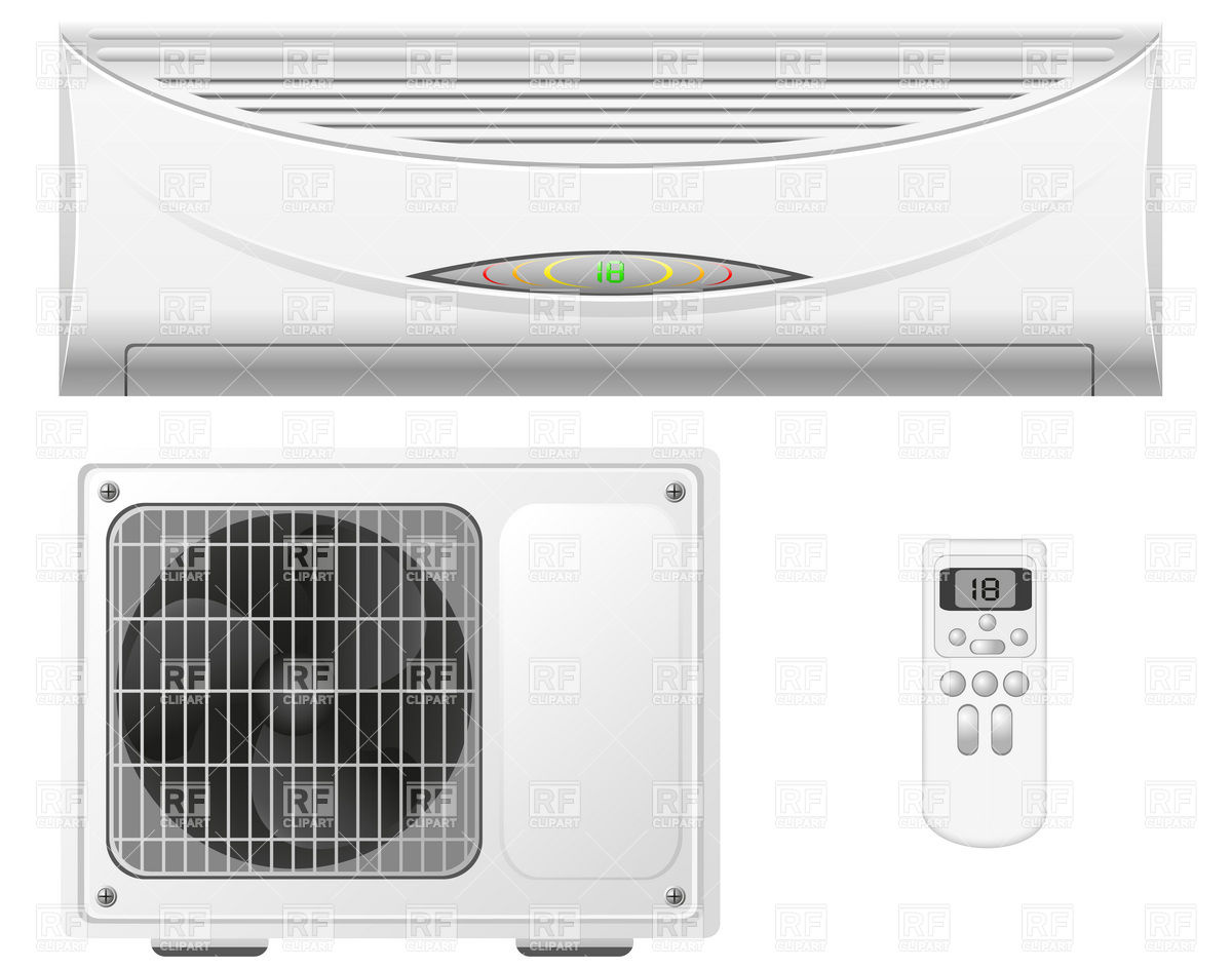 Air Conditioner Clipart File - Vector Minisplit (#1666918) - HD
