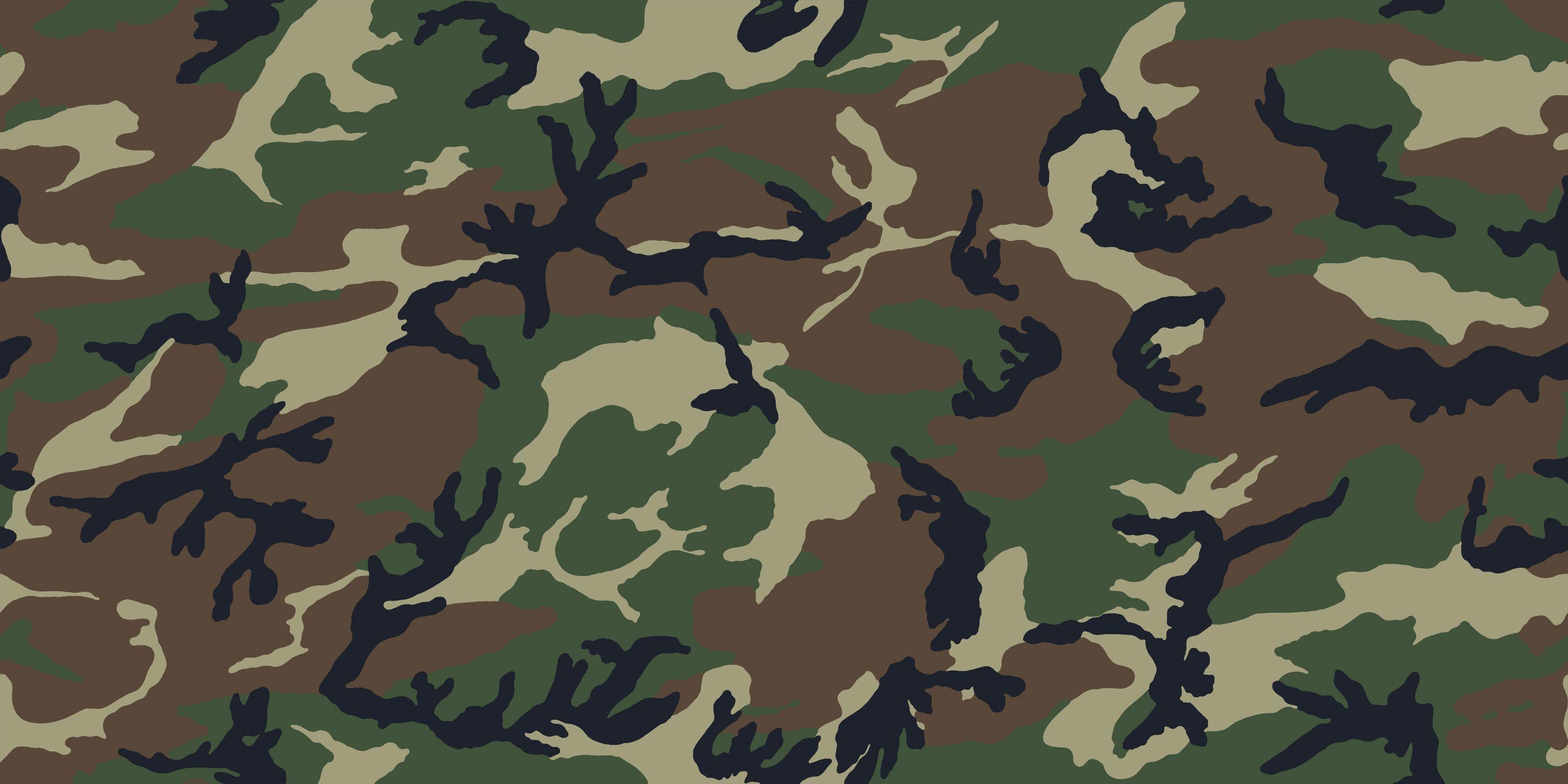 Army Print Wallpaper - Camouflage Hd , HD Wallpaper & Backgrounds