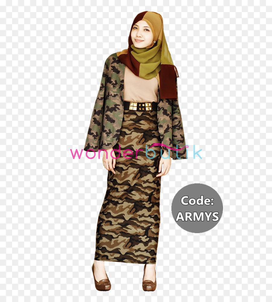 Robe Pencil Skirt Camouflage Military - Baju Loreng Gamis , HD Wallpaper & Backgrounds