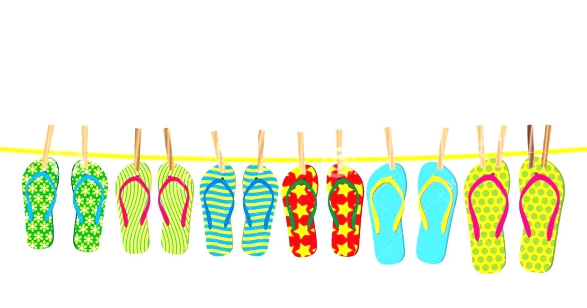 Flip Flop Wallpapers Border Clip Art Quality Wallpaper - Clipart Border