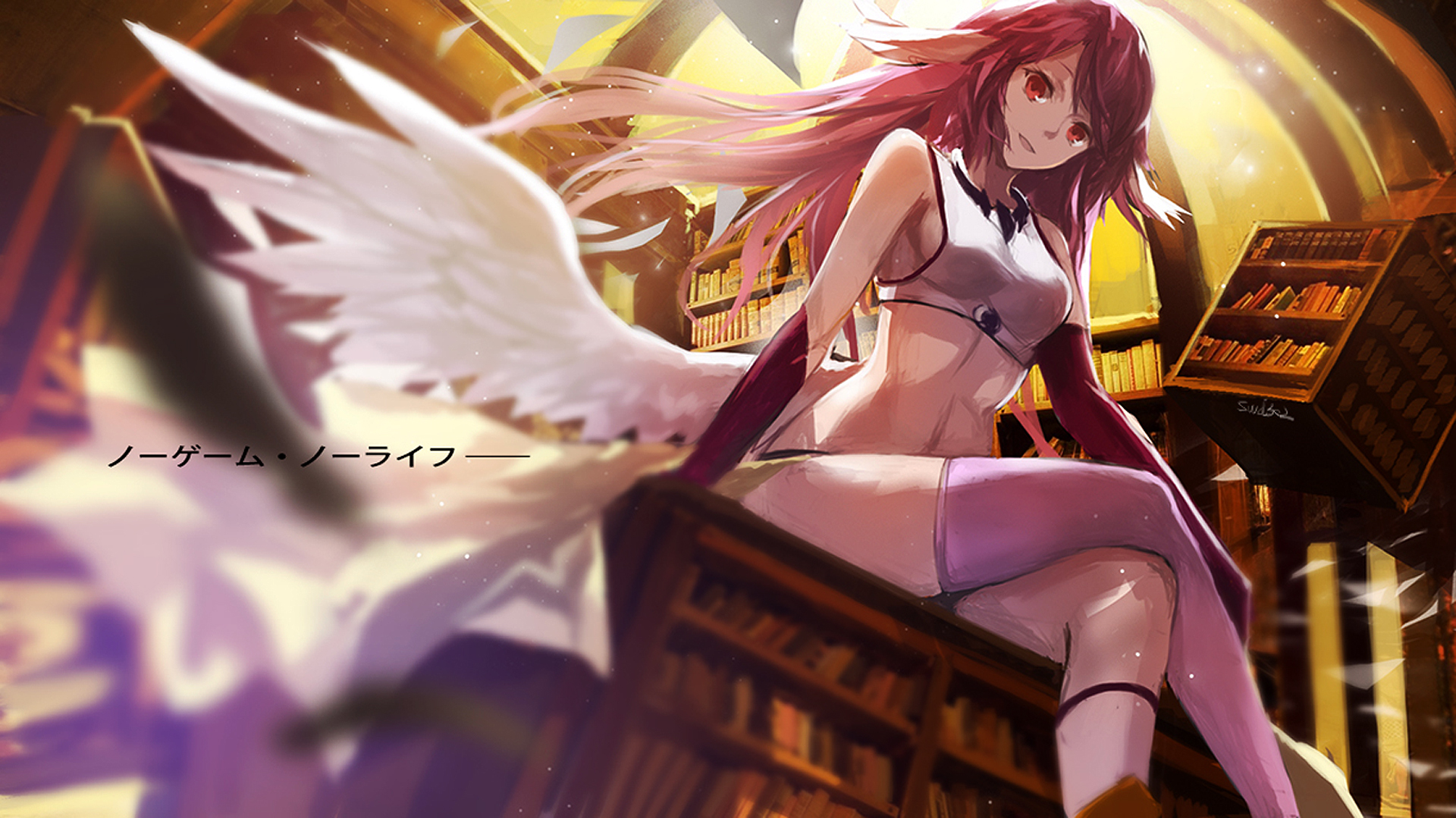 No Game No Life Angel Girl , HD Wallpaper & Backgrounds