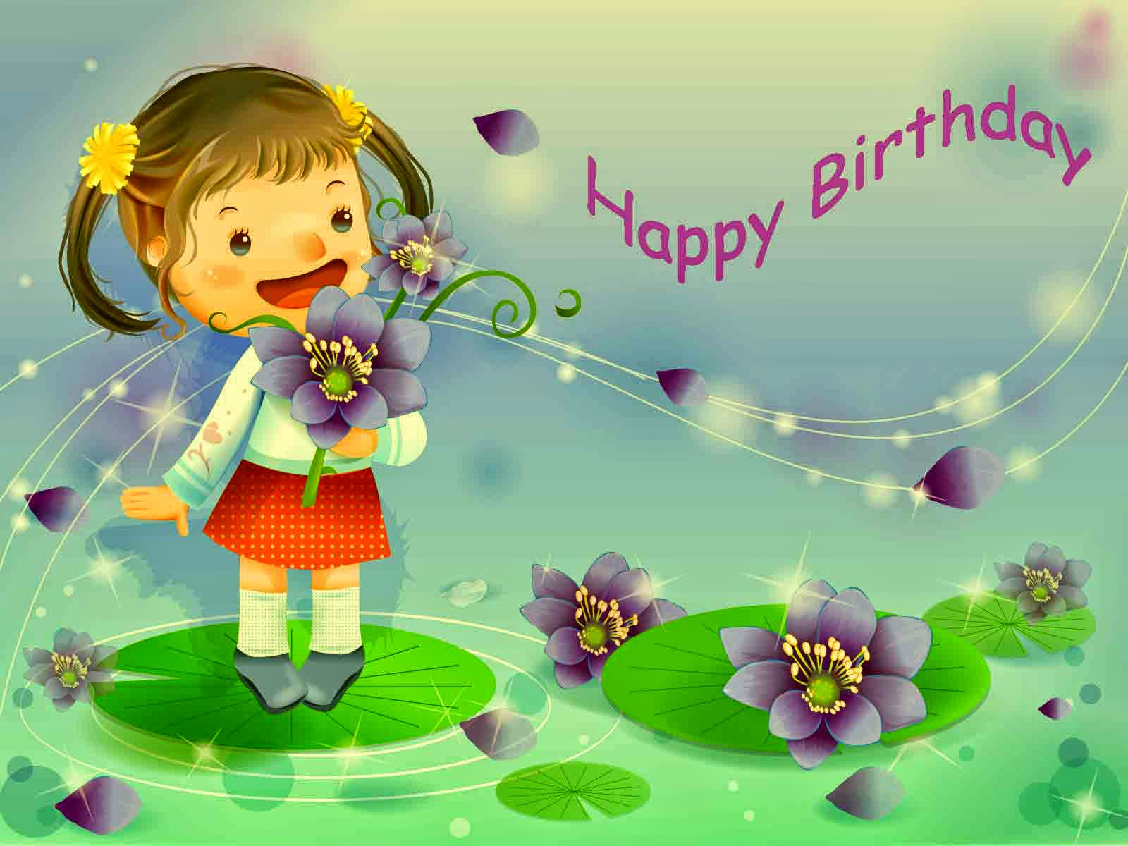 Baby Happy Birthday Greeting - Happy New Year From Teacher , HD Wallpaper & Backgrounds