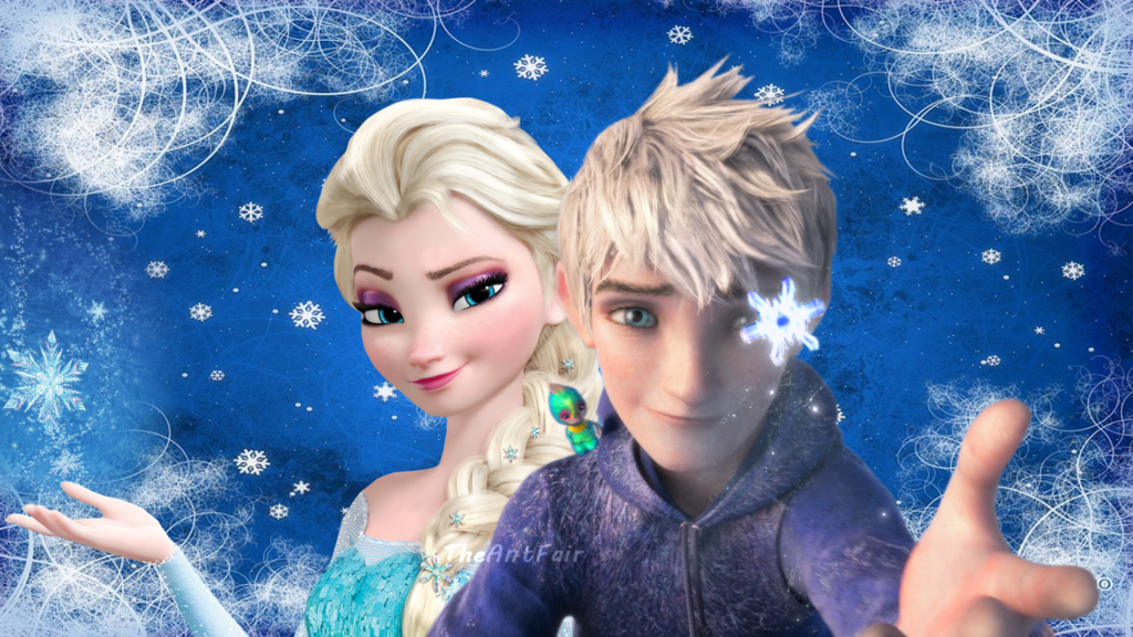 Frost Elsa - Elsa En Jack Frost , HD Wallpaper & Backgrounds