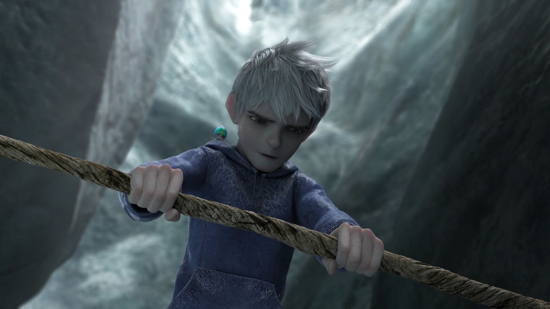 December Jack Frost Holding Stick Hd Wallpapers - Rise Of The Guardians Jack Frost Screencap , HD Wallpaper & Backgrounds