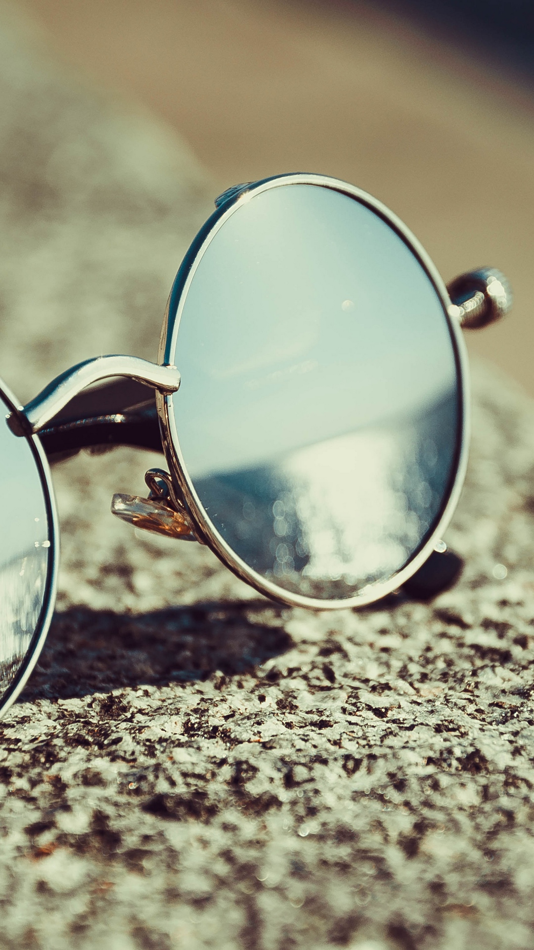 Wallpaper Sunglasses, Reflection, Sun - Cat Sunglasses Wallpaper Iphone 7 , HD Wallpaper & Backgrounds
