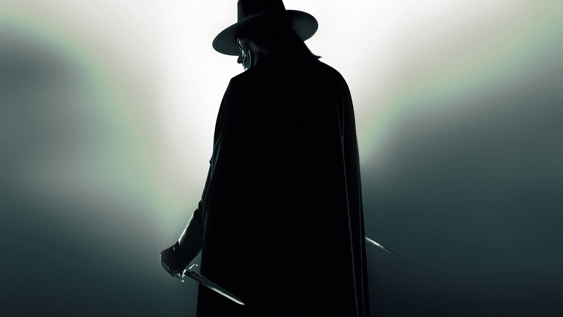 Man Wearing Black Hat Digital Wallpaper, V For Vendetta, - V For Vendetta 4k , HD Wallpaper & Backgrounds