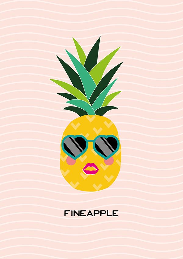 Cute Girly Pineapple Sunglasses Wallpaper Iphone - Pineapple Wallpaper Cute , HD Wallpaper & Backgrounds