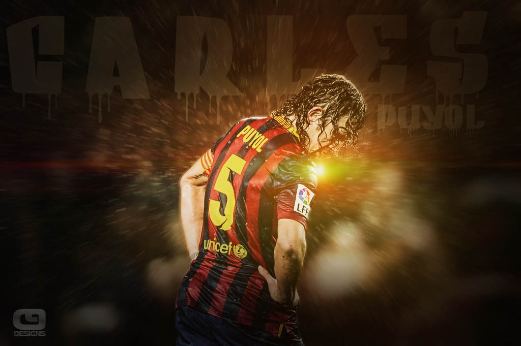 Carles Puyol Wallpaper - Puyol Hd Fc Barcelona , HD Wallpaper & Backgrounds