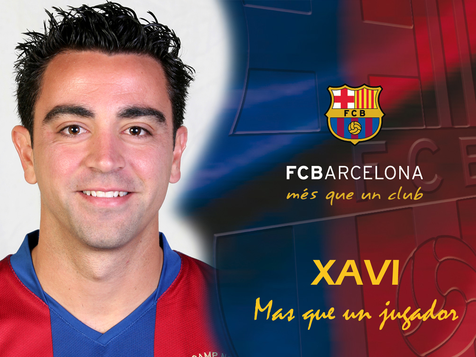 Barcelona Xavi Hernandez - Xavi Hernandez , HD Wallpaper & Backgrounds