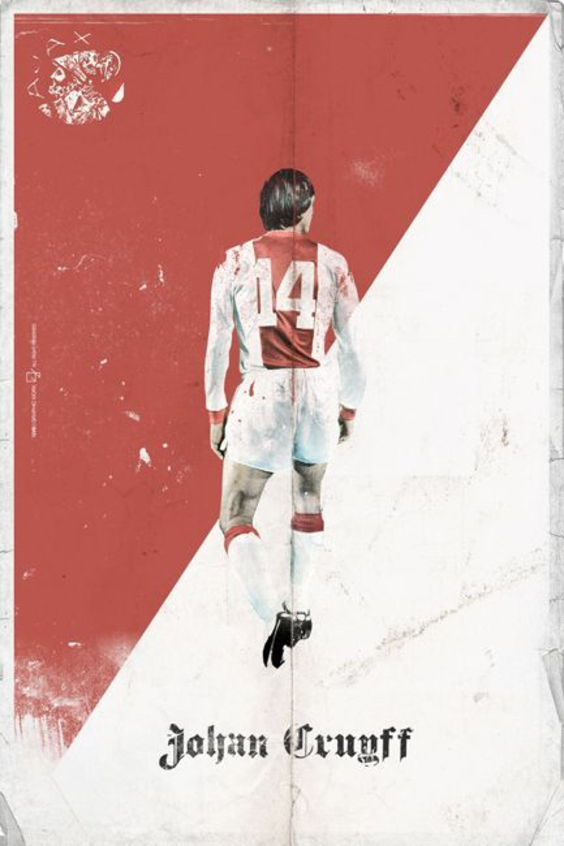 X - Johan Cruyff Poster , HD Wallpaper & Backgrounds