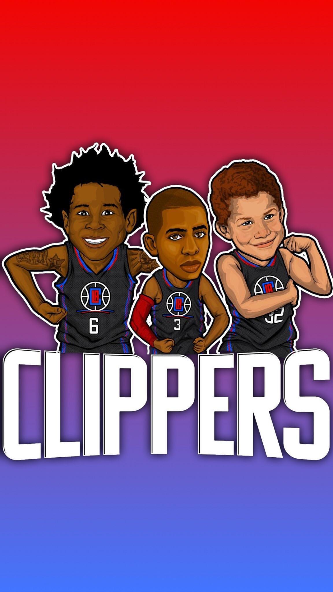 Clippers Wallpaper I Made - La Clippers Logo 2018 , HD Wallpaper & Backgrounds