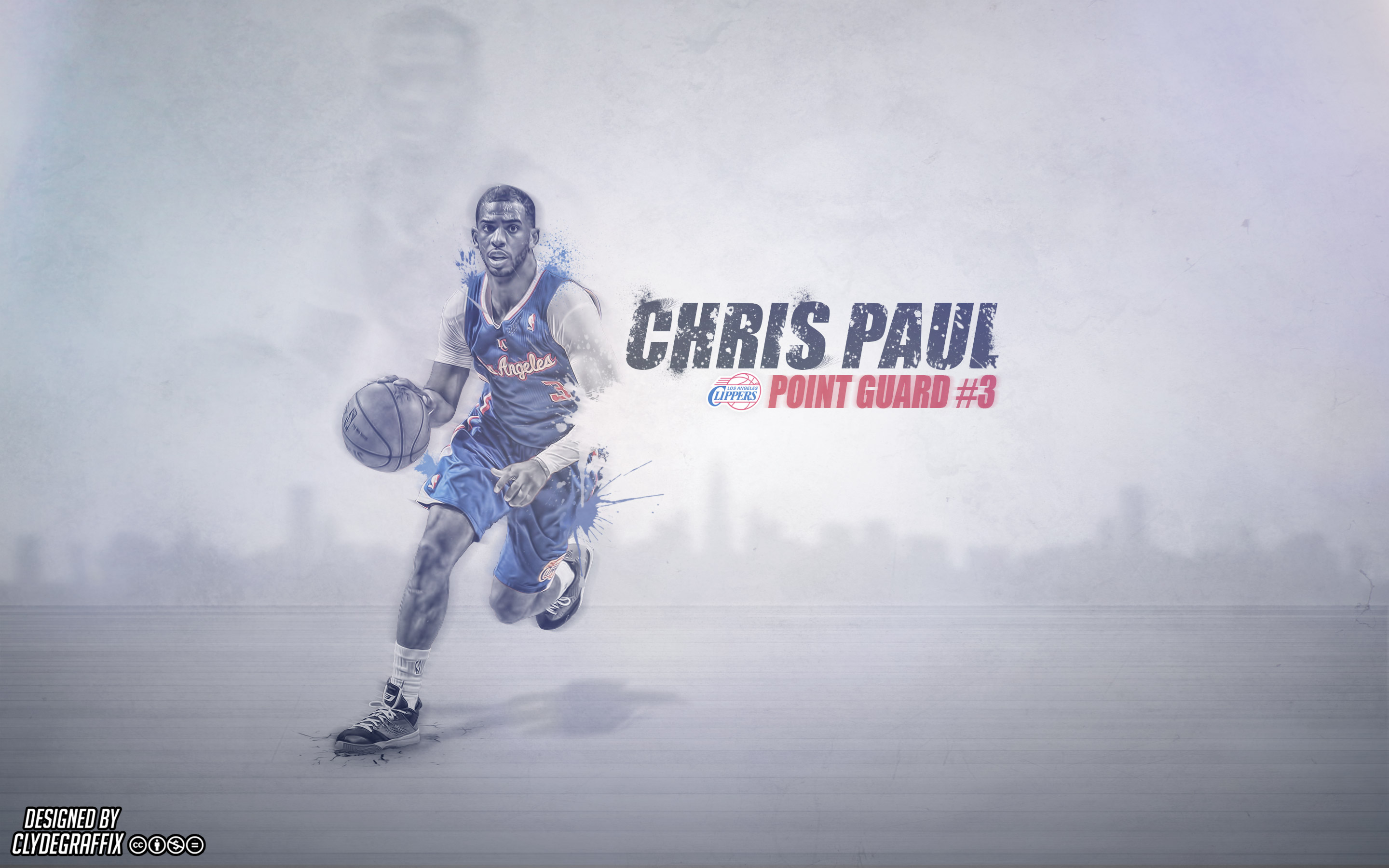Chris Paul La Clippers 2014 Wallpaper - Chris Paul Wallpaper 2015 , HD Wallpaper & Backgrounds