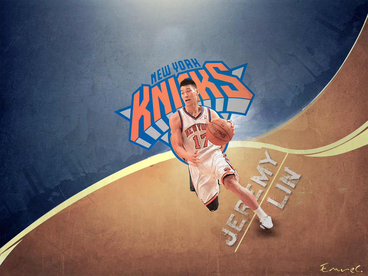 Jeremy Lin Knicks 1280×960 Wallpaper - Jeremy Lin Nba Poster , HD Wallpaper & Backgrounds
