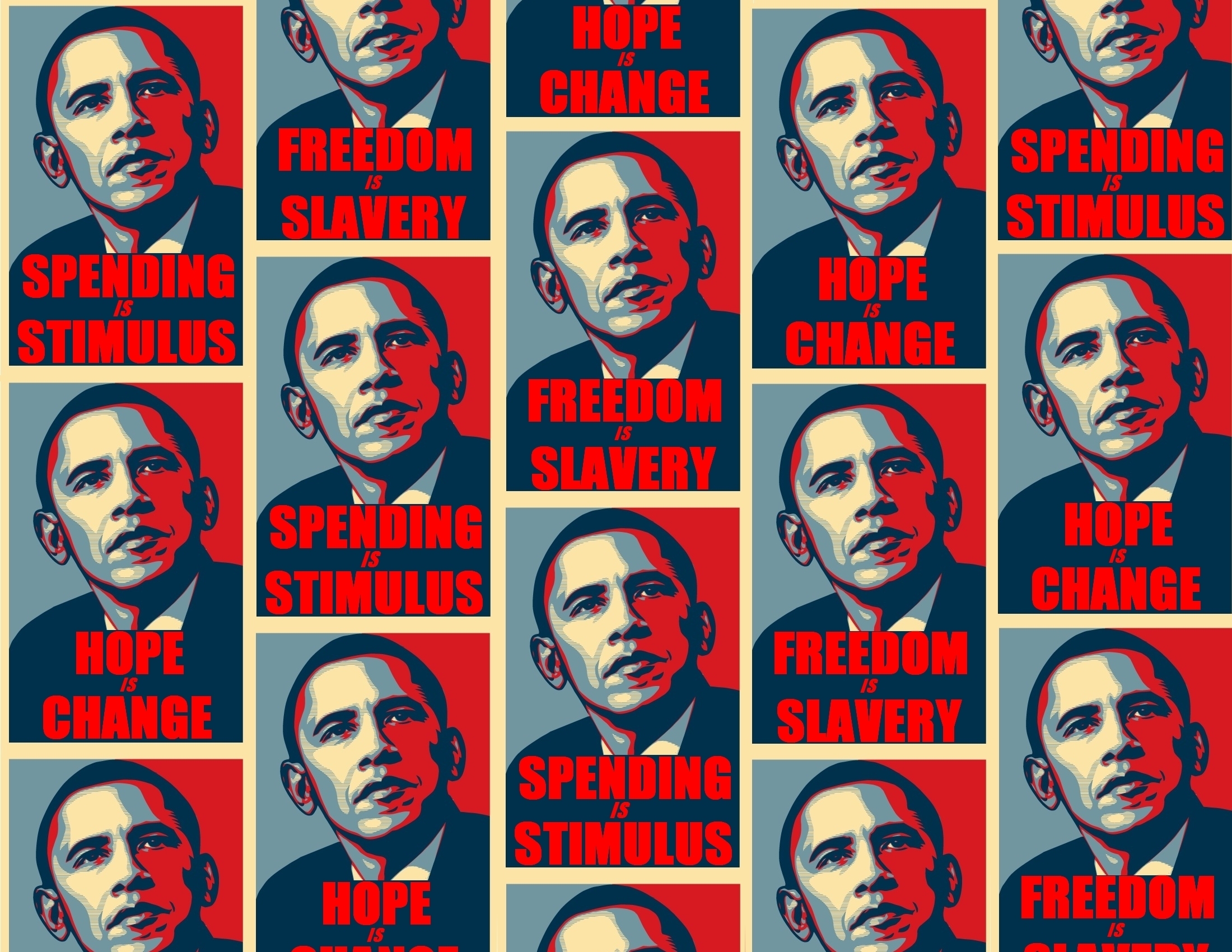 Obama Tiled Wallpaper - Obama Hope , HD Wallpaper & Backgrounds