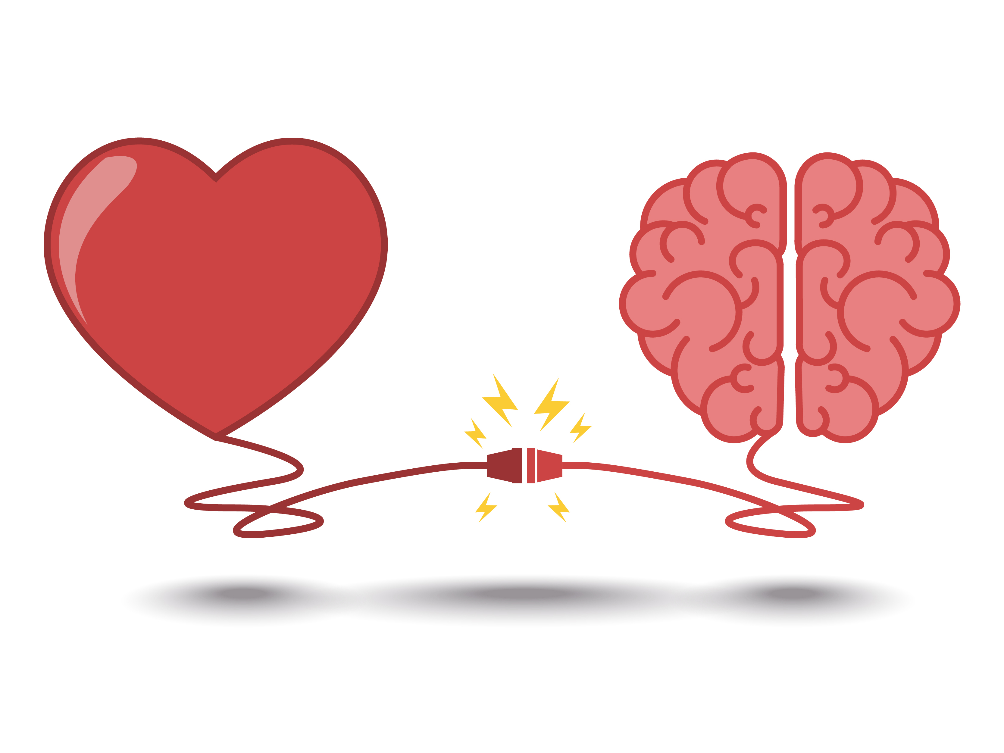 Heart Mind Business Case Taniaellis - Heart And Brain Clipart , HD Wallpaper & Backgrounds