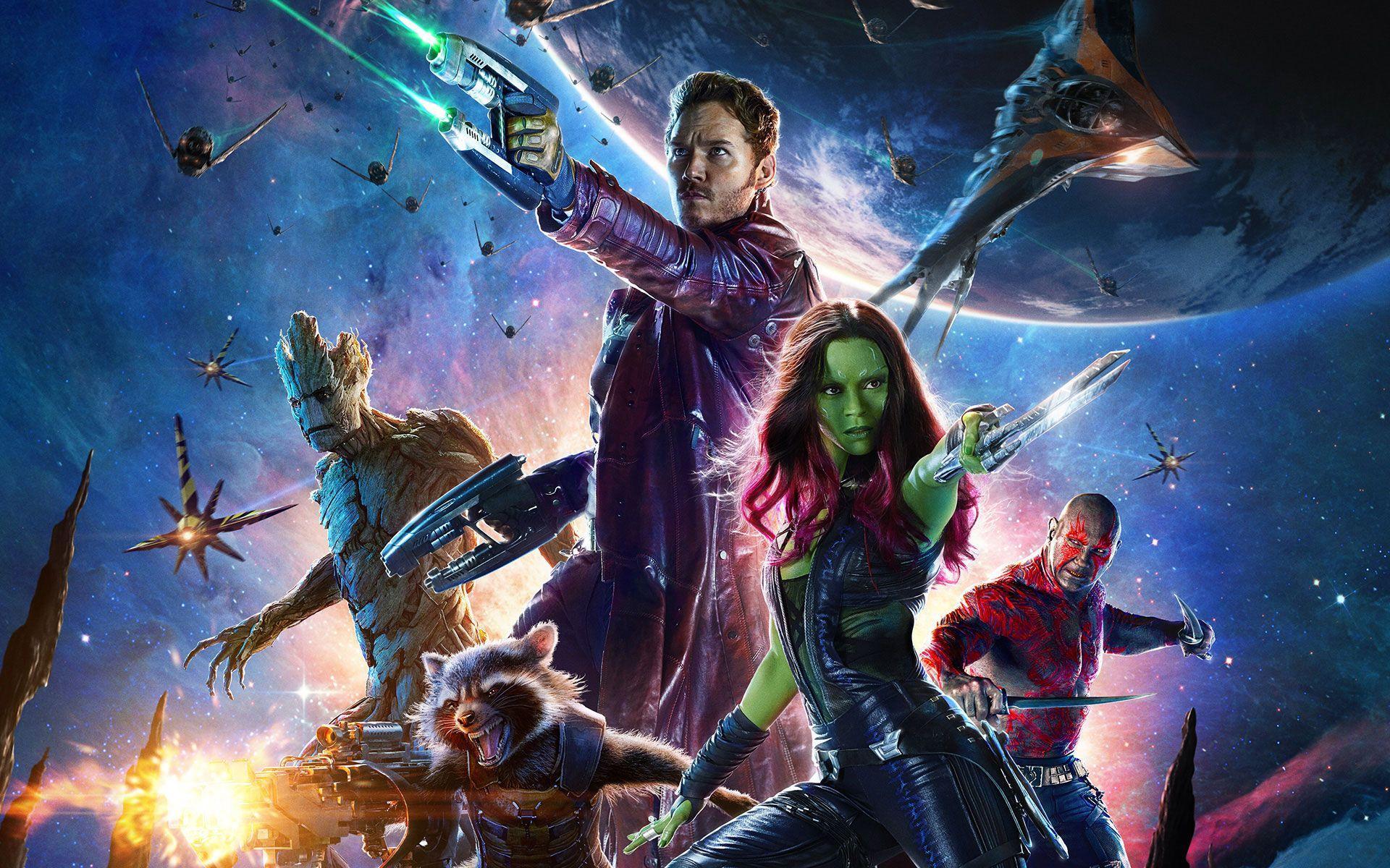Marvel's Guardians Of The Galaxy 2014 Iphone & Desktop - High Resolution Guardians Of The Galaxy , HD Wallpaper & Backgrounds