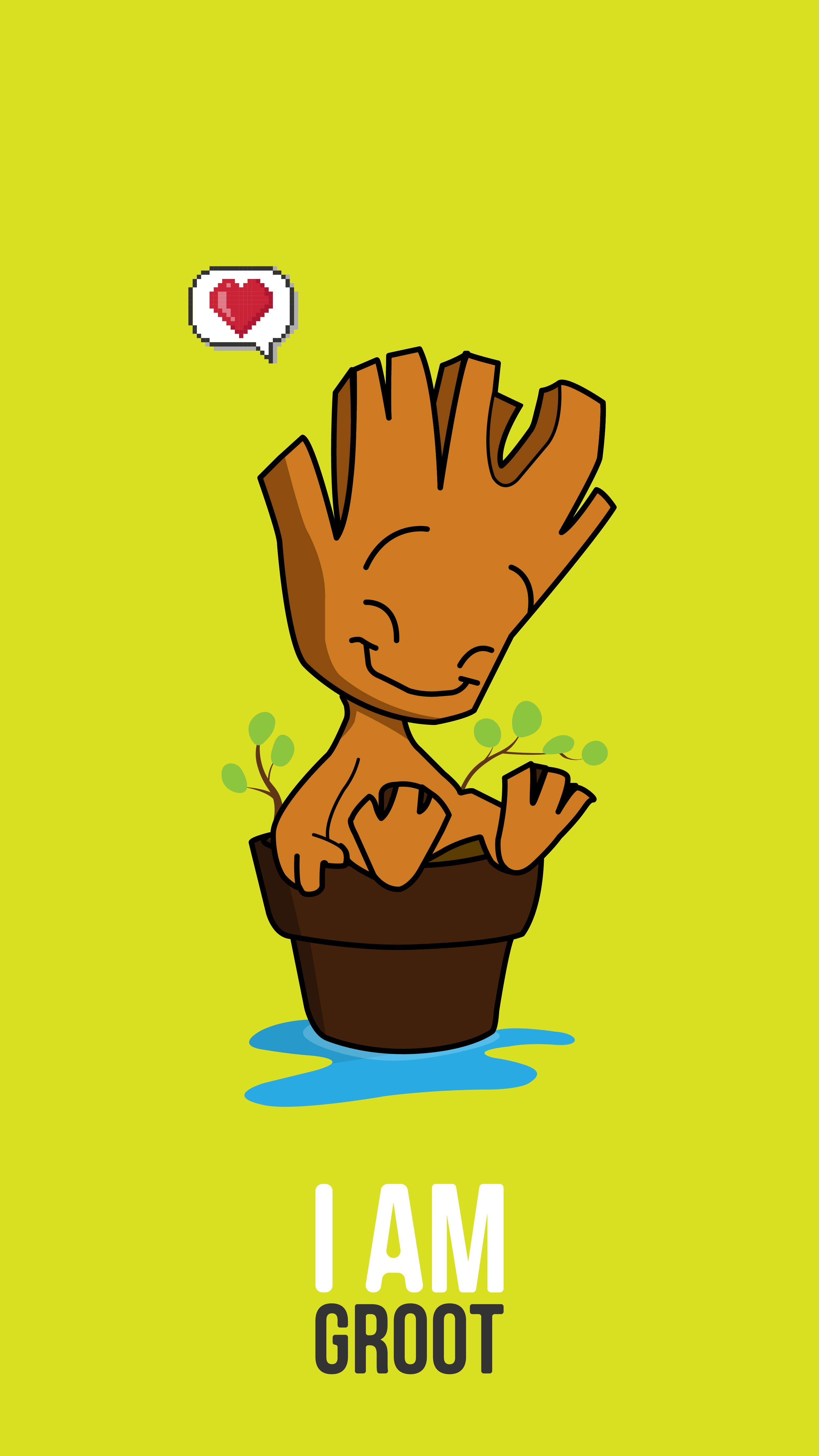 Groot Wallpaper - Groot Wallpaper Hd For Iphone , HD Wallpaper & Backgrounds