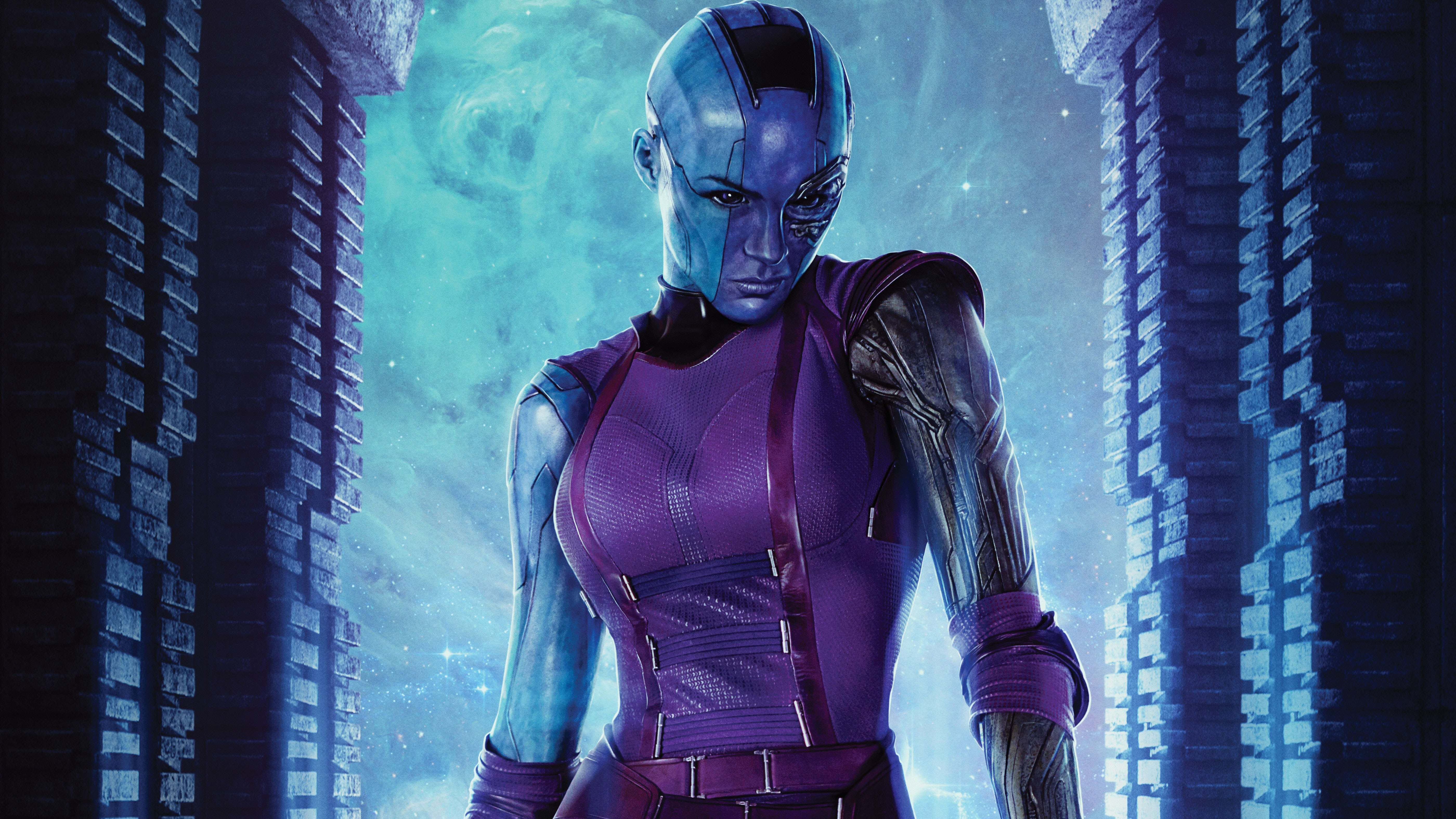 Karen Gillan, Nebula, Guardians Of The Galaxy Vol 2, , HD Wallpaper & Backgrounds