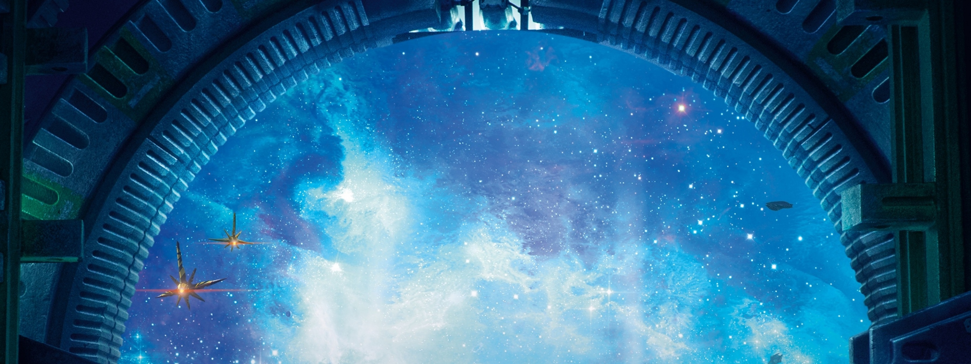 Guardians Of The Galaxy Space Wallpaper - Mulher Verde Dos Guardiões Da Galáxia , HD Wallpaper & Backgrounds