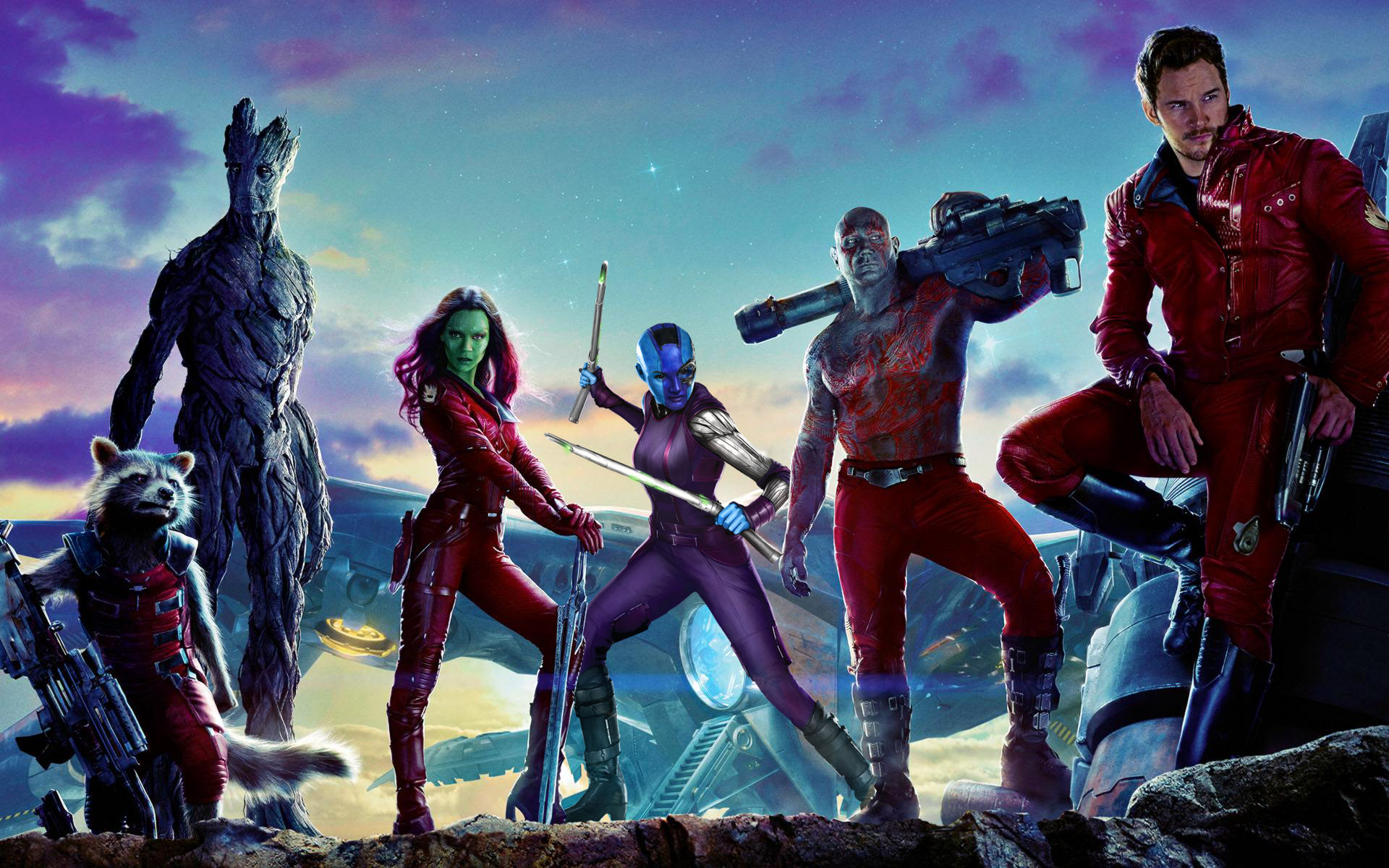 Guardians Of The Galaxy Wallpaper Roster Nebula - Guardians Of Galaxy Team , HD Wallpaper & Backgrounds