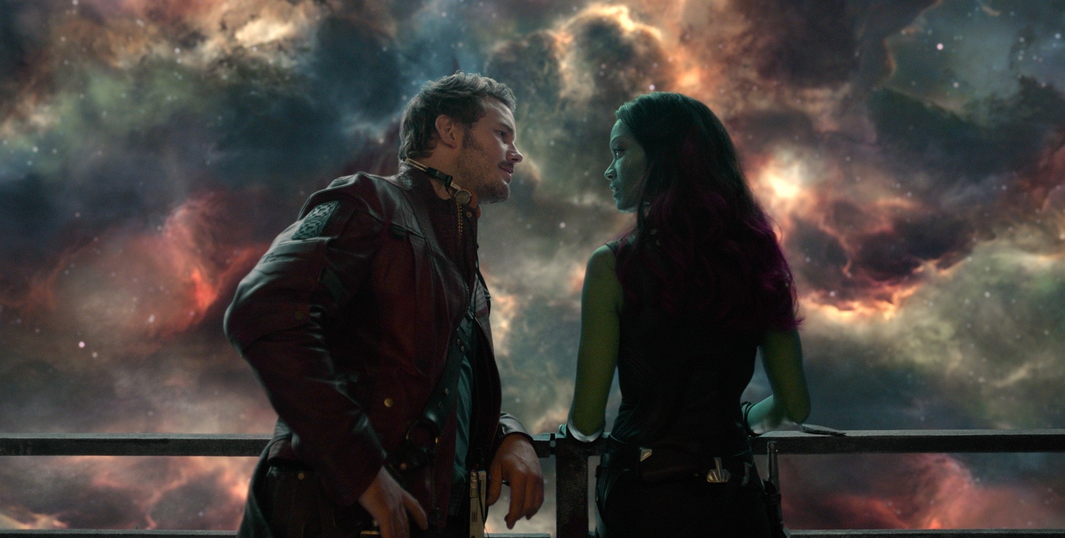 Wallpaper Guardians Of The Galaxy, Chris Pratt, Peter - Guardians Of The Galaxy Star Lord And Gamora , HD Wallpaper & Backgrounds