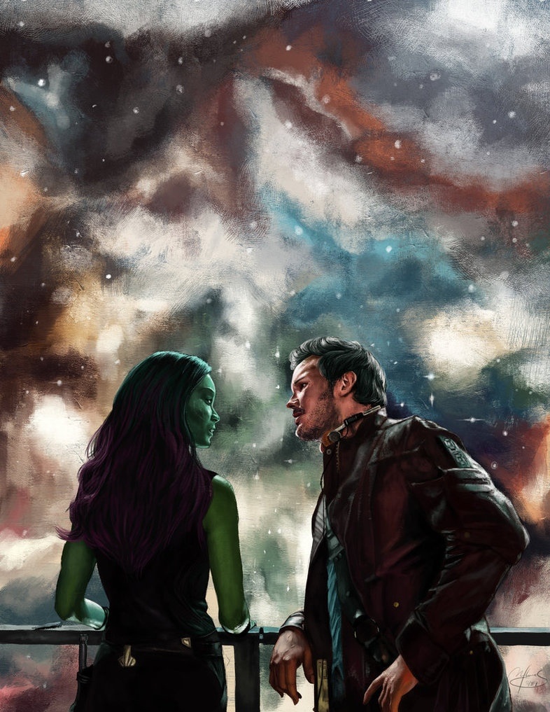 Star Lord And Gamora - Some Unspoken Thing Guardians Of The Galaxy , HD Wallpaper & Backgrounds