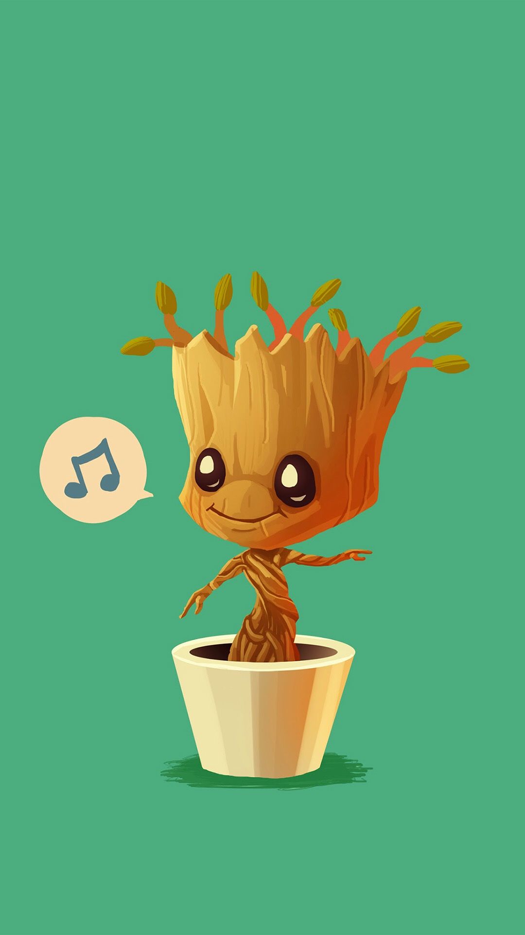 I Am Groot - Baby Groot Wallpaper Iphone , HD Wallpaper & Backgrounds