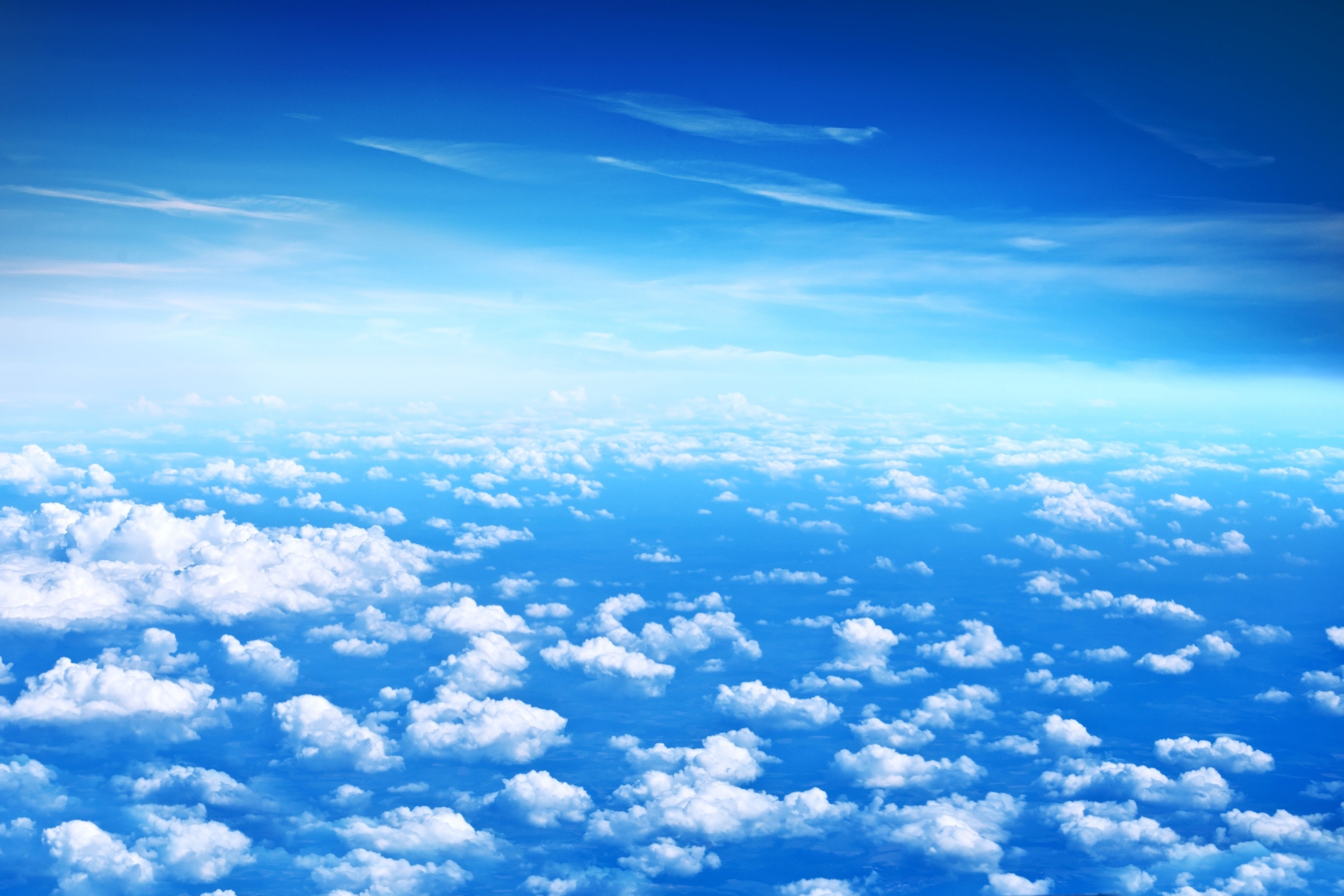 Clouds 4k Wallpaper Pc Background - Beautiful Clouds In Blue Sky , HD Wallpaper & Backgrounds
