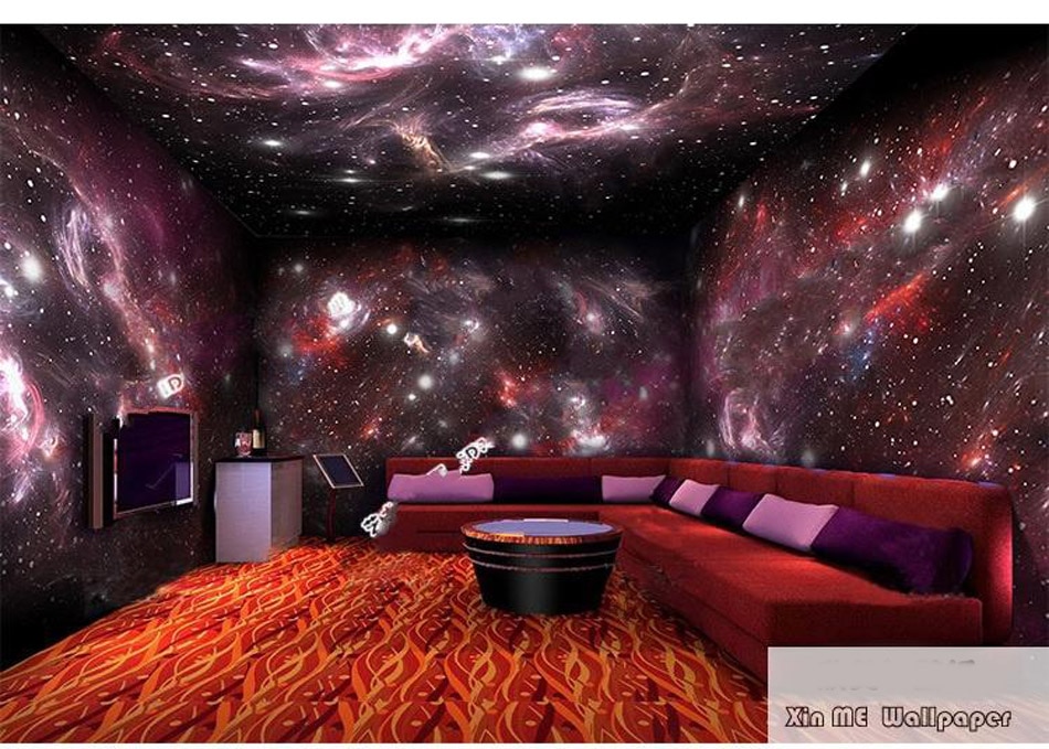 Kaufen 4 Styles Sterne Sternenhimmel Raum 3d Wallpaper - 3d Space Mural , HD Wallpaper & Backgrounds