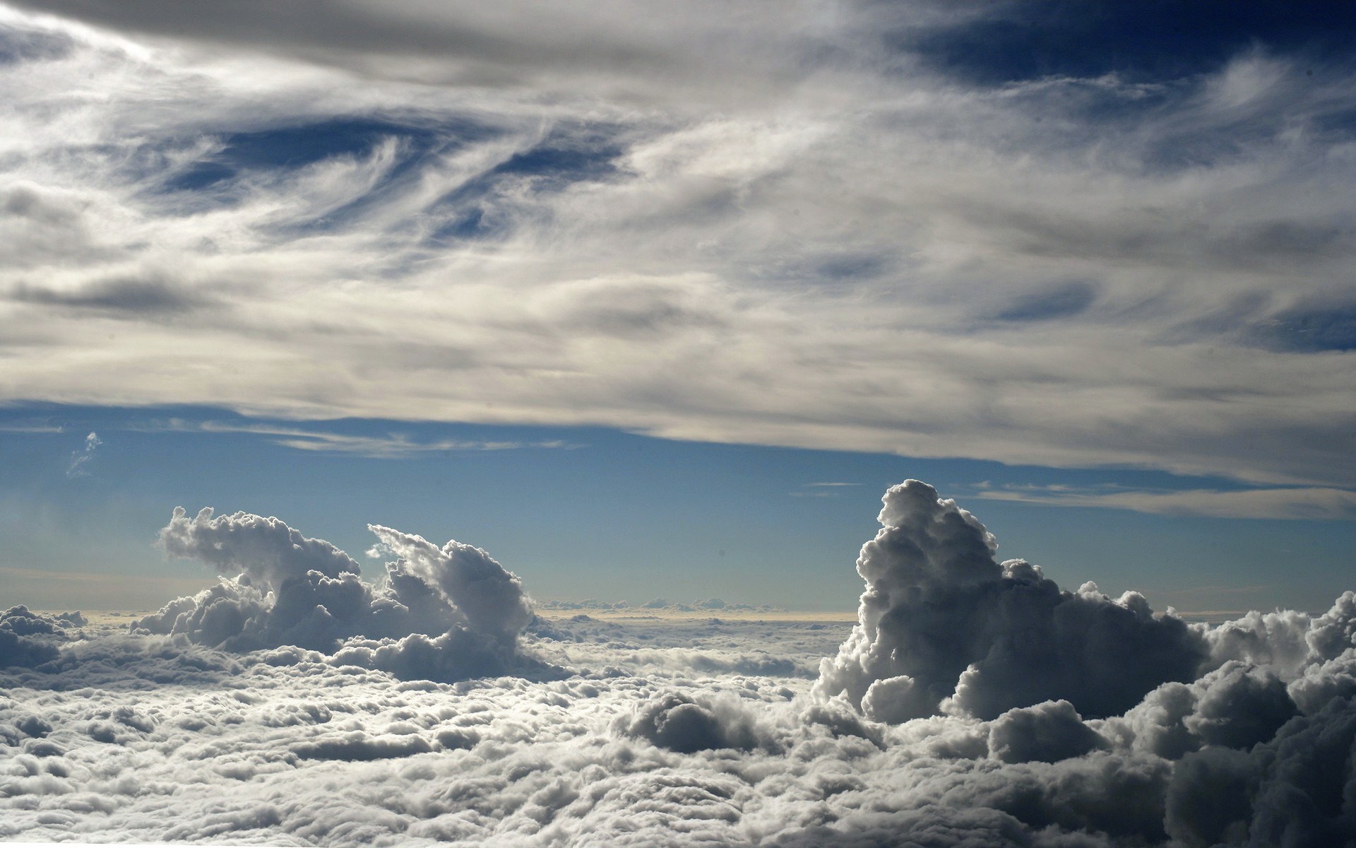 Über Wolken Wallpaper 909613 Lorinser Sl500 Bilder - Clouds From Above Hd , HD Wallpaper & Backgrounds
