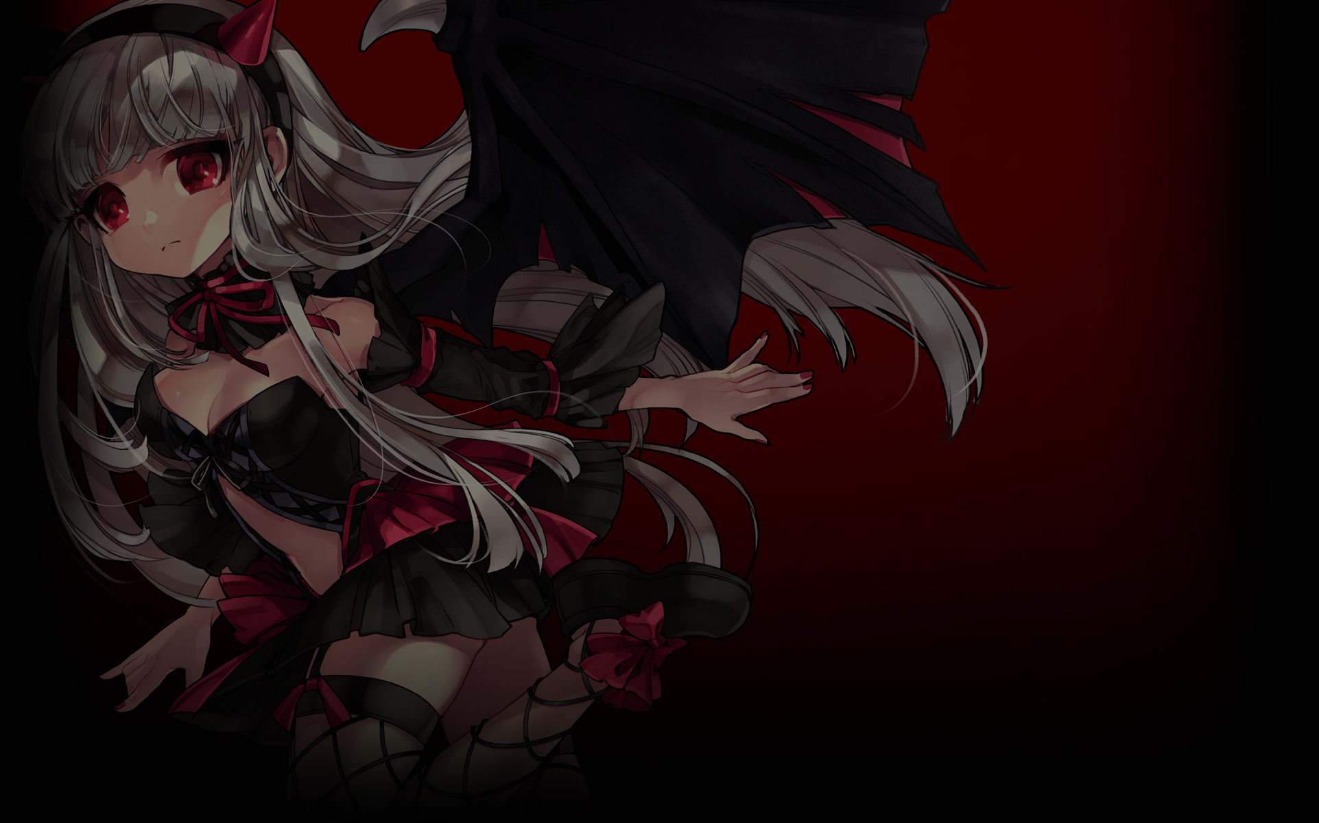 Devil Costume - 3440 X 1440 Anime , HD Wallpaper & Backgrounds