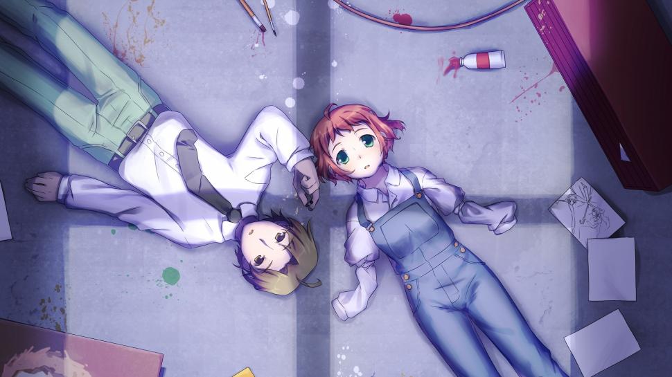 Anime Katawa Shoujo Hd Wallpaper - Katawa Shoujo Rin , HD Wallpaper & Backgrounds
