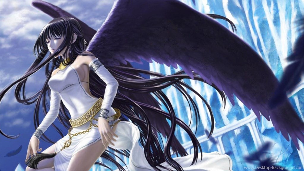 Anjo De Asas Negras Anime , HD Wallpaper & Backgrounds