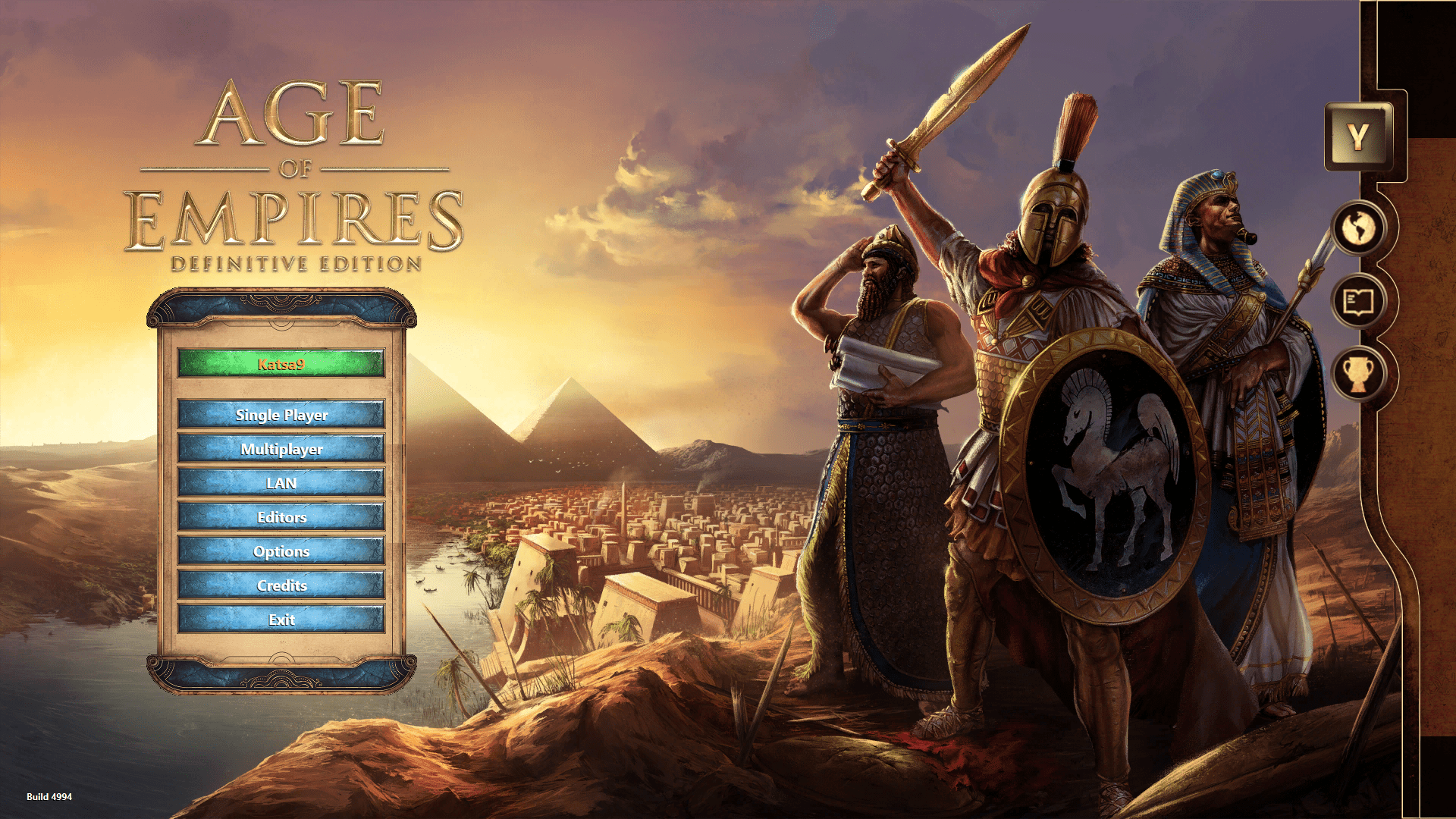 Age Of Empires - Age Of Empires Menu , HD Wallpaper & Backgrounds