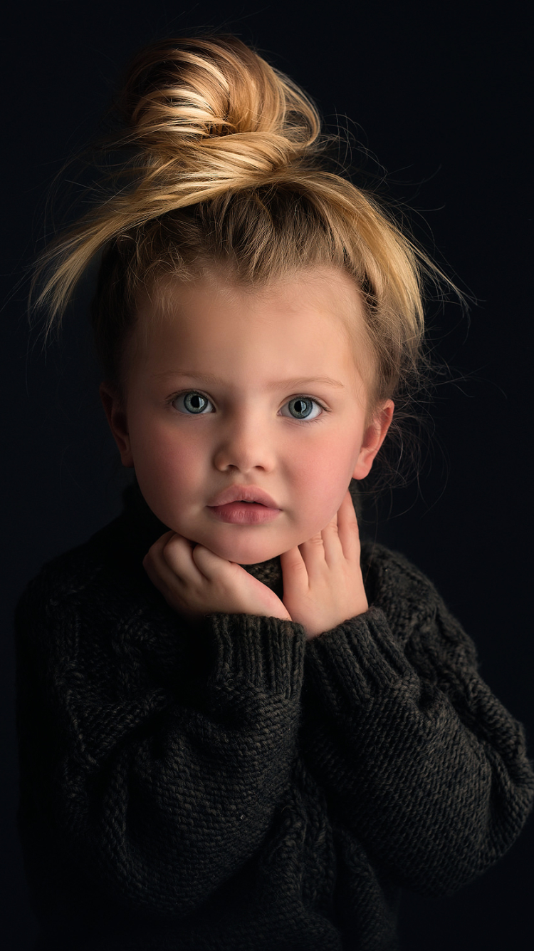 Wallpaper Cute Blonde Little Girl Blue Eyes 1683137 Hd