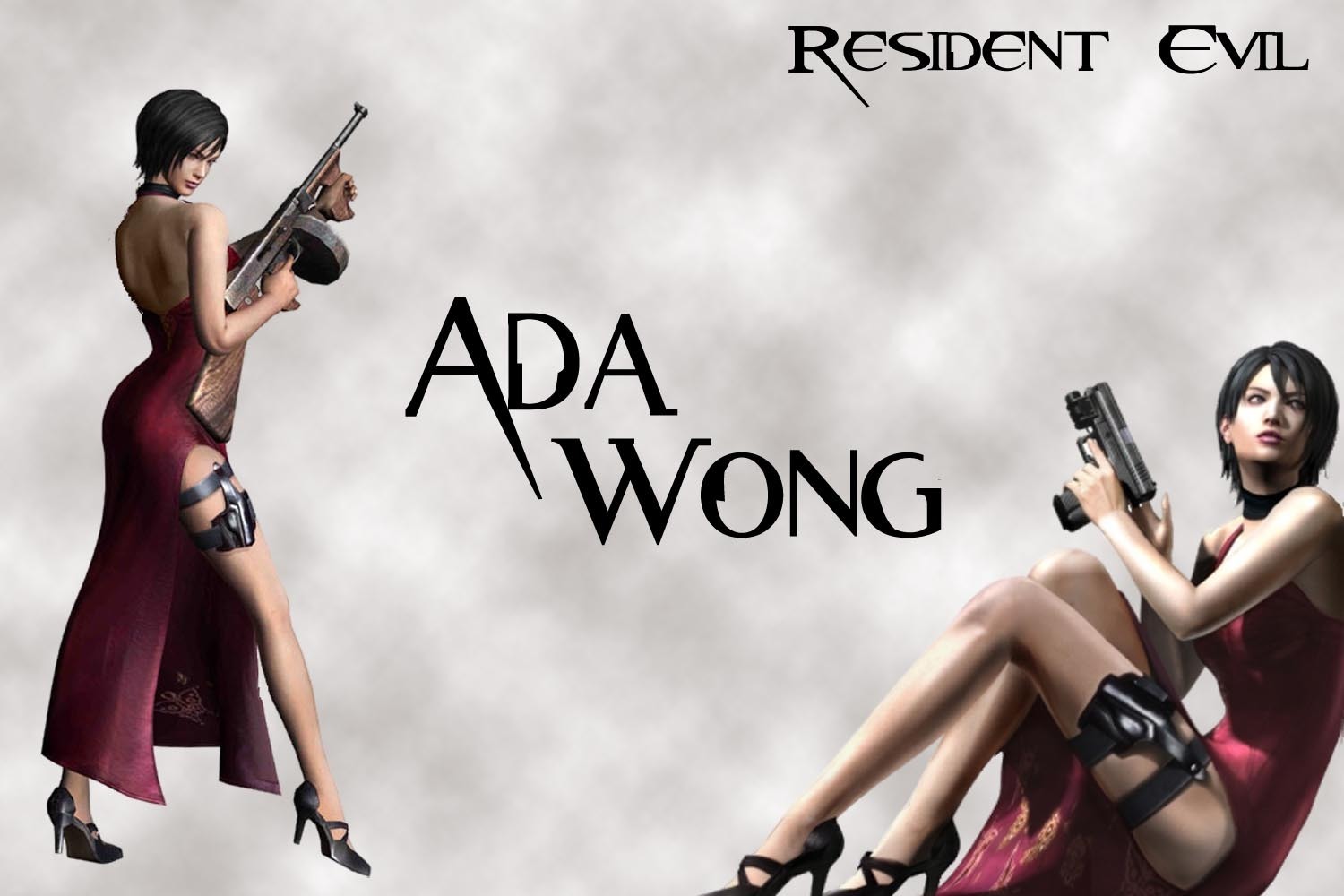 Ada Wong Wallpaper - Ada Wong Chicago Typewriter , HD Wallpaper & Backgrounds