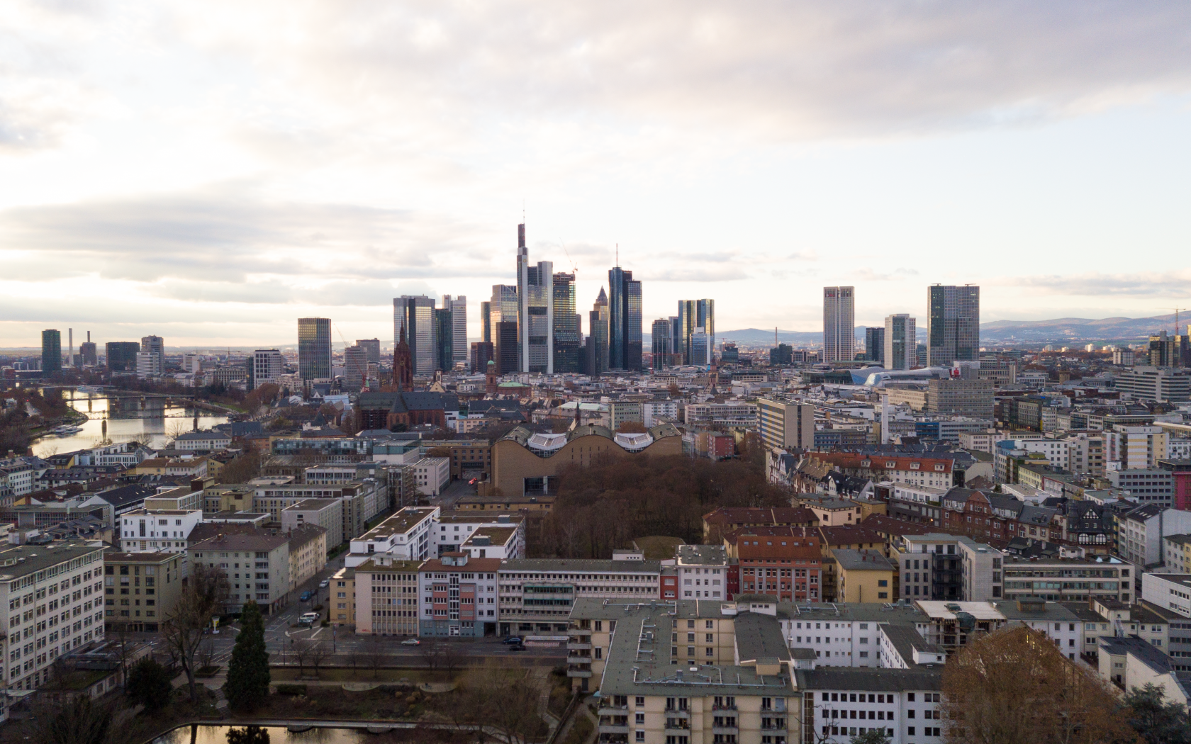 Germany, Frankfurt, Cityscape, Buildings, Skyline - Frankfurt , HD Wallpaper & Backgrounds