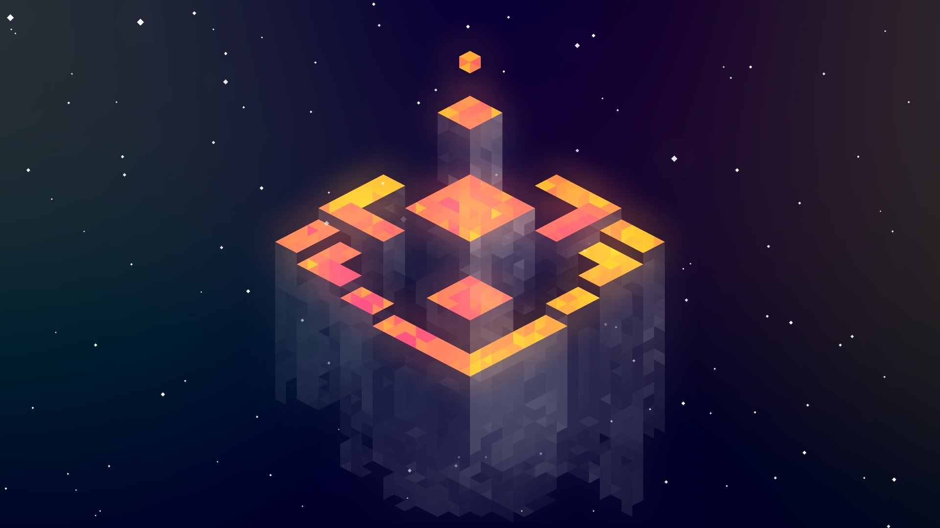 Abstract Fez Isometric Wallpaper And Background Jpg - Isometric Wallpaper Hd , HD Wallpaper & Backgrounds