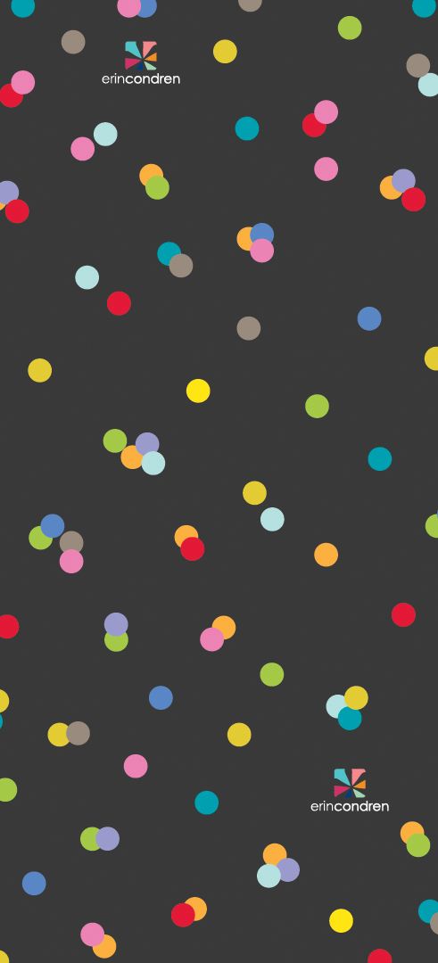 Erin Condren Iphone/ipad Wallpaper - Polka Dot , HD Wallpaper & Backgrounds