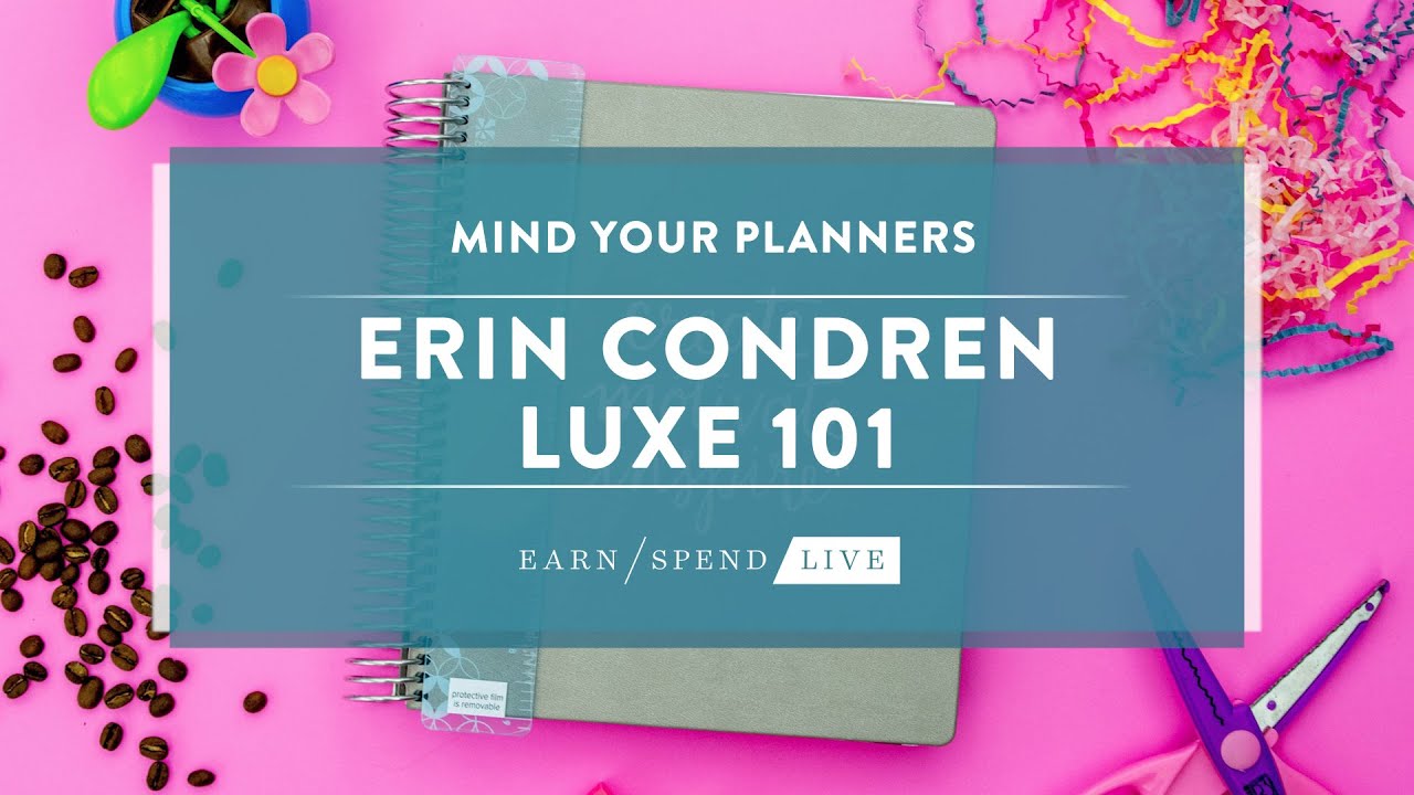 2017 Erin Condren Luxe Lifeplanner Review - Academic Planners Erin Condren , HD Wallpaper & Backgrounds