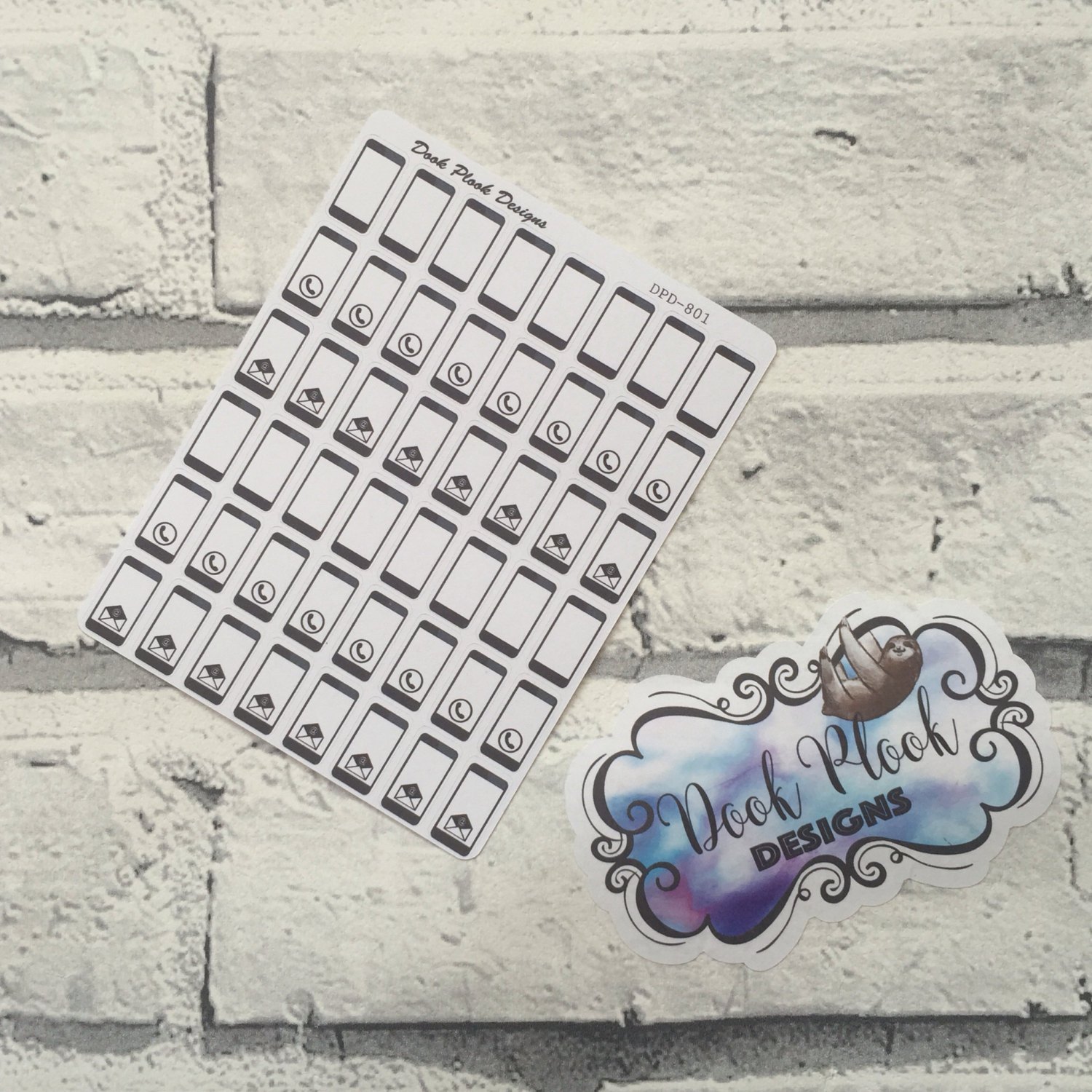 Iphone Stickers Erin Condren Plum Paper Filofax Kikki - Sticker , HD Wallpaper & Backgrounds