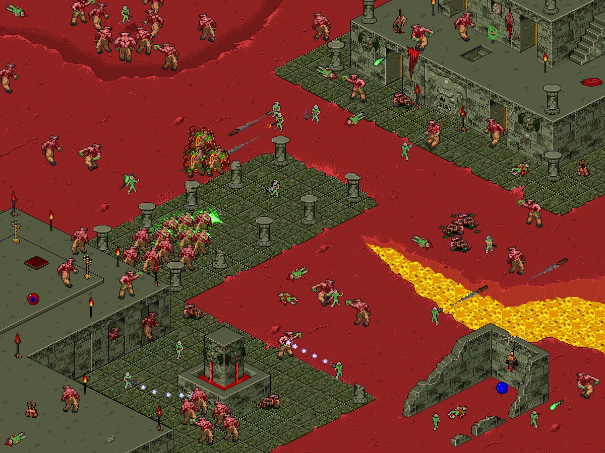 Doom Images Doom Isometric Hd Wallpaper And Background - Doom Baron Of Hell Clay , HD Wallpaper & Backgrounds