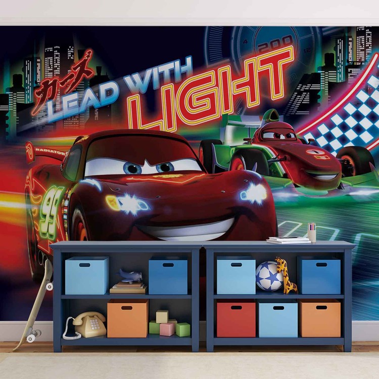 Disney Cars Lightning Mcqueen Bernoulli Wallpaper Mural - Фототапет Колите , HD Wallpaper & Backgrounds