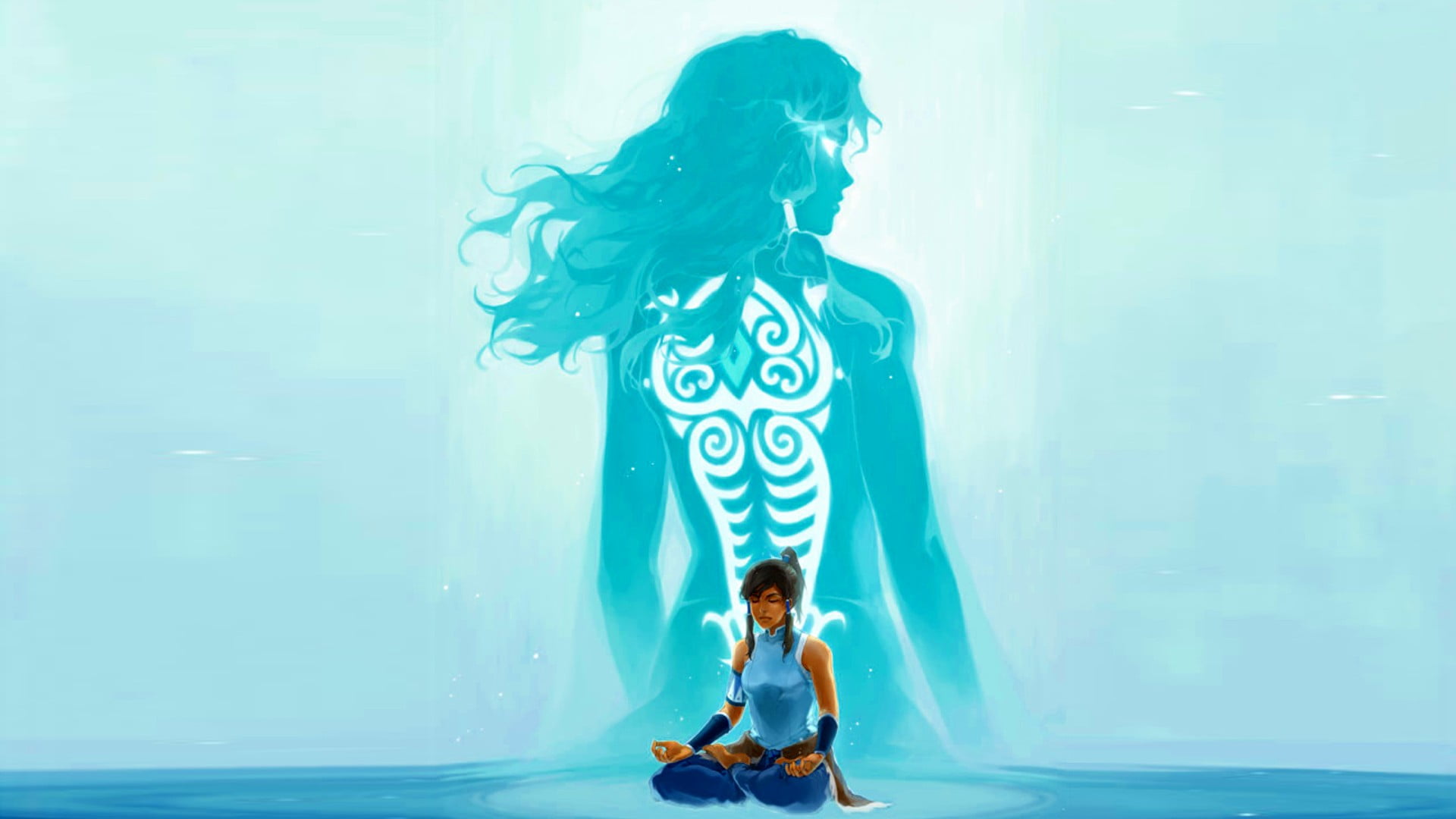 Avatar Water Bender Graphic, The Legend Of Korra, Korra - Avatar Korra , HD Wallpaper & Backgrounds