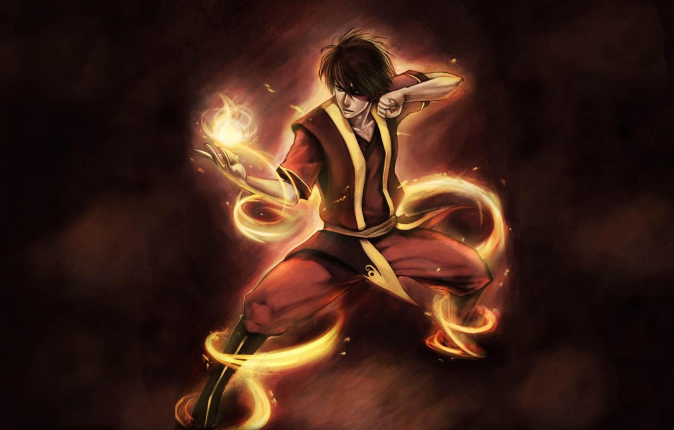 Photo Wallpaper Fire, Element, Magic, Art, Blow, Avatar, - Avatar The Last Airbender Iphone , HD Wallpaper & Backgrounds