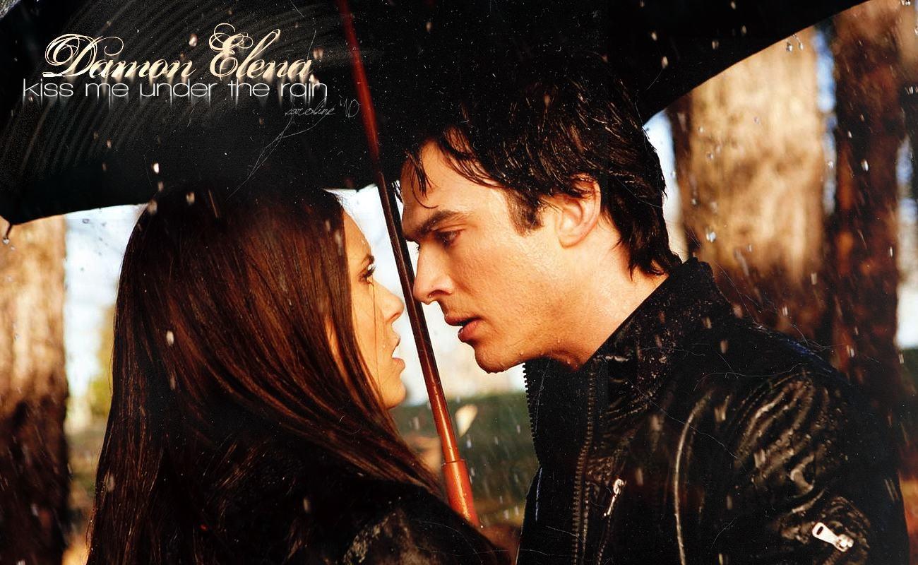 Delena Wallpaper - Vampire Diaries Damon E Elena , HD Wallpaper & Backgrounds