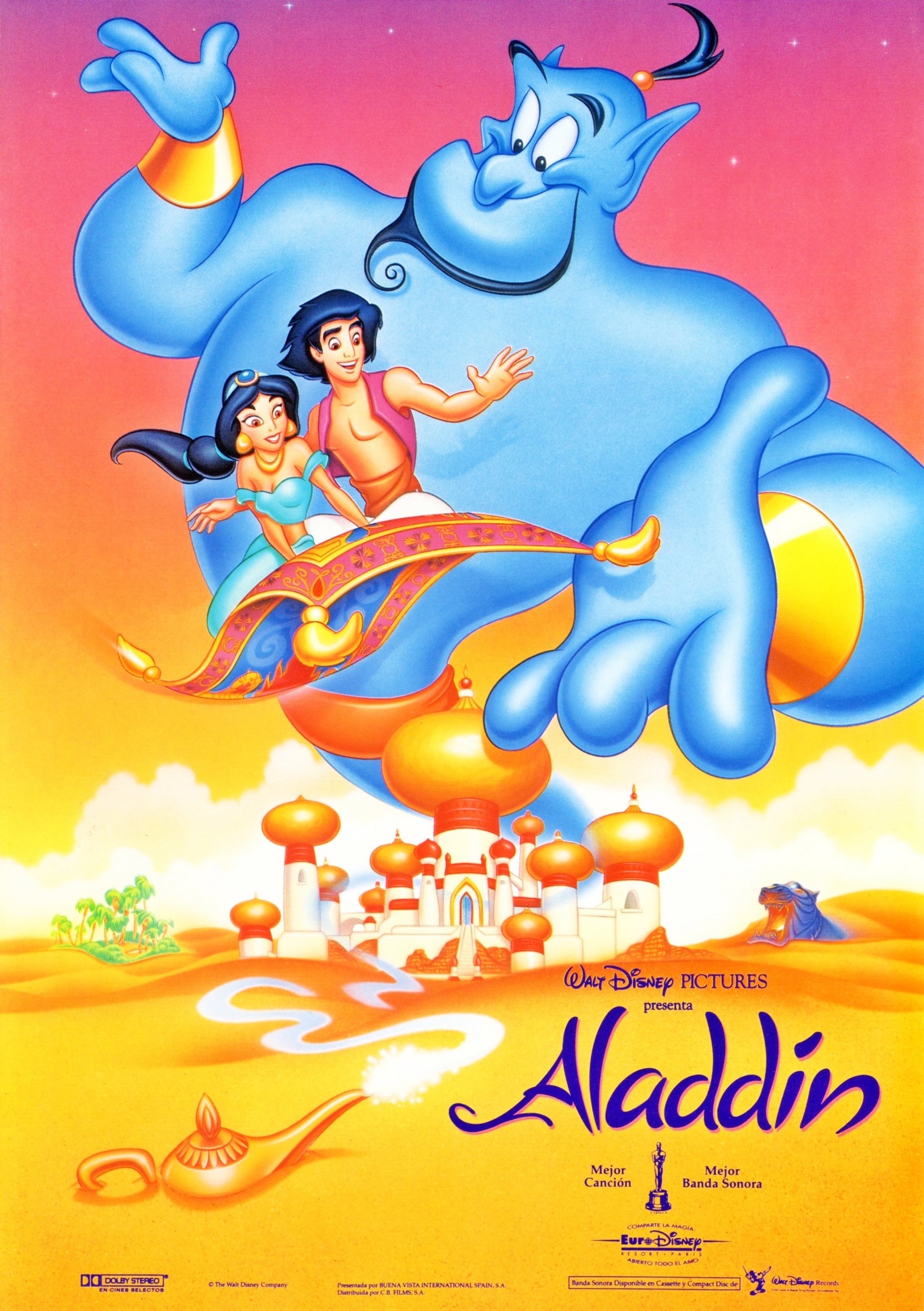 Movie Poster Wallpaper - Aladdin Disney Pictures Movie , HD Wallpaper & Backgrounds
