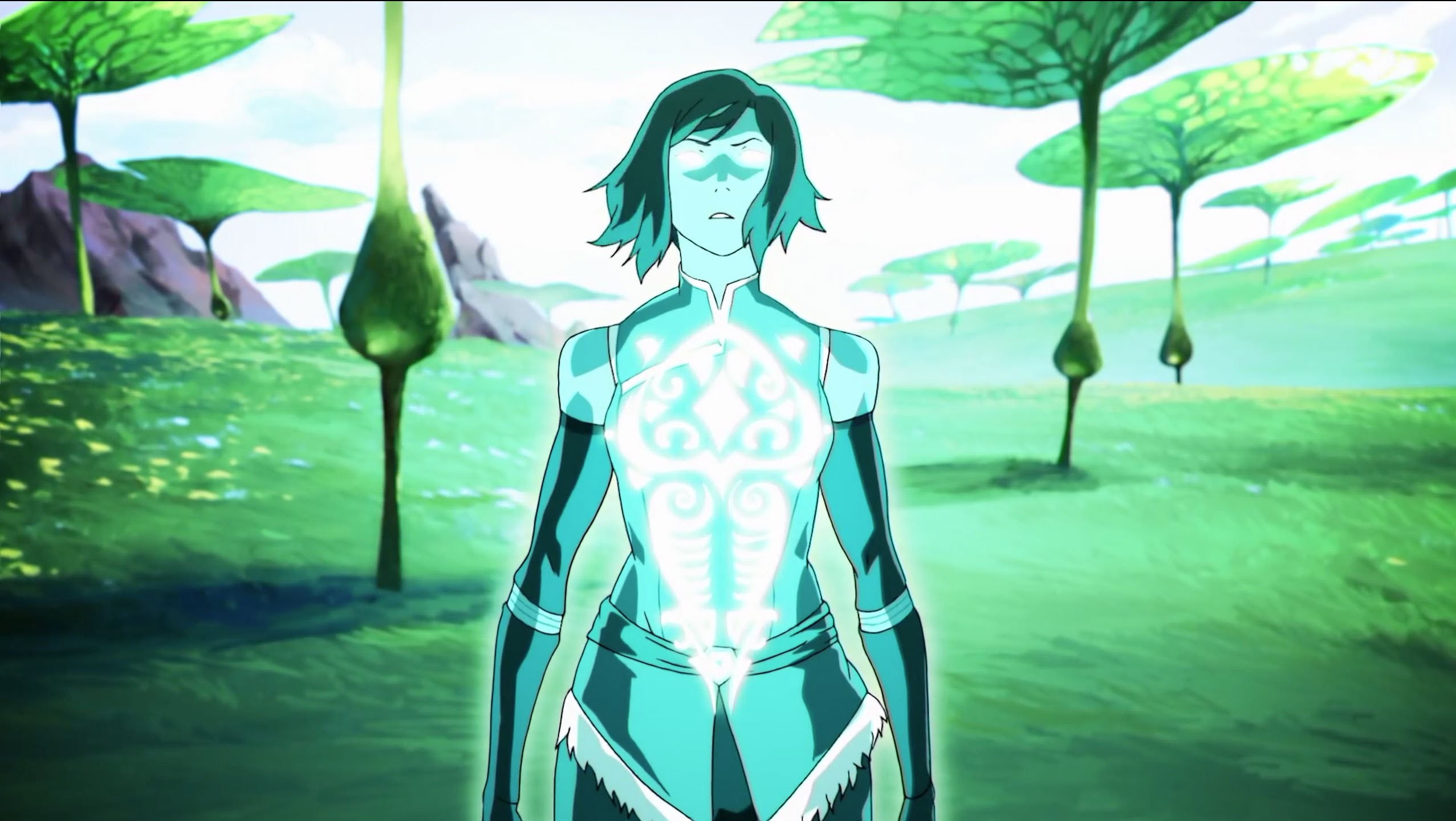 The Legend Of Korra, One Person, Real People, Day, - Avatar Korra Raava , HD Wallpaper & Backgrounds